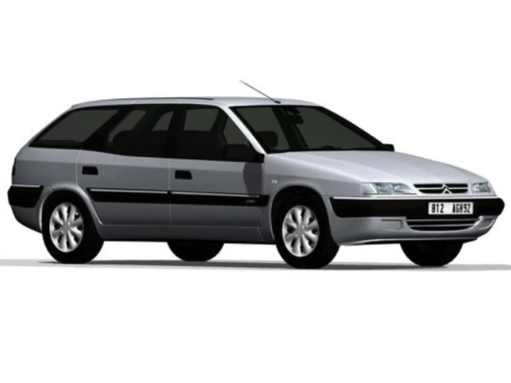 Stěrače Citroen Xantia Break 1995–1999 X2 kombi 12.1997-11.1999 metal rear wiper