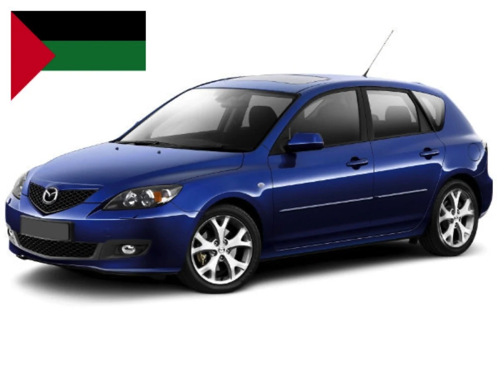 Stěrače Mazda 3 2003–2010 BK Arabisch hatchback | hook front wiper arm