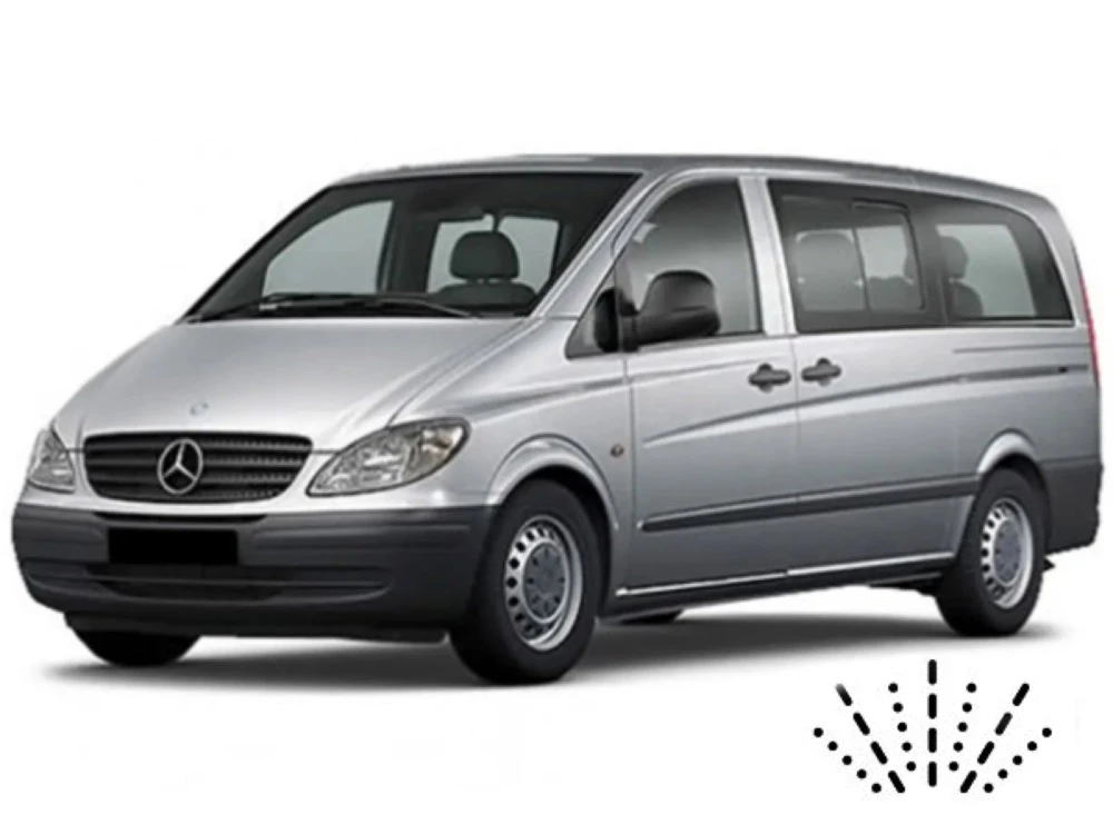 Stěrače Mercedes Vito 2003–2005 W639 MPV 10.2003-08.2005 with built-in washer
