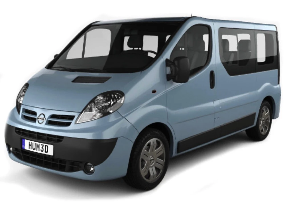 Stěrače Nissan Primastar 1 2002–2011 X83 van | lift-up rear door