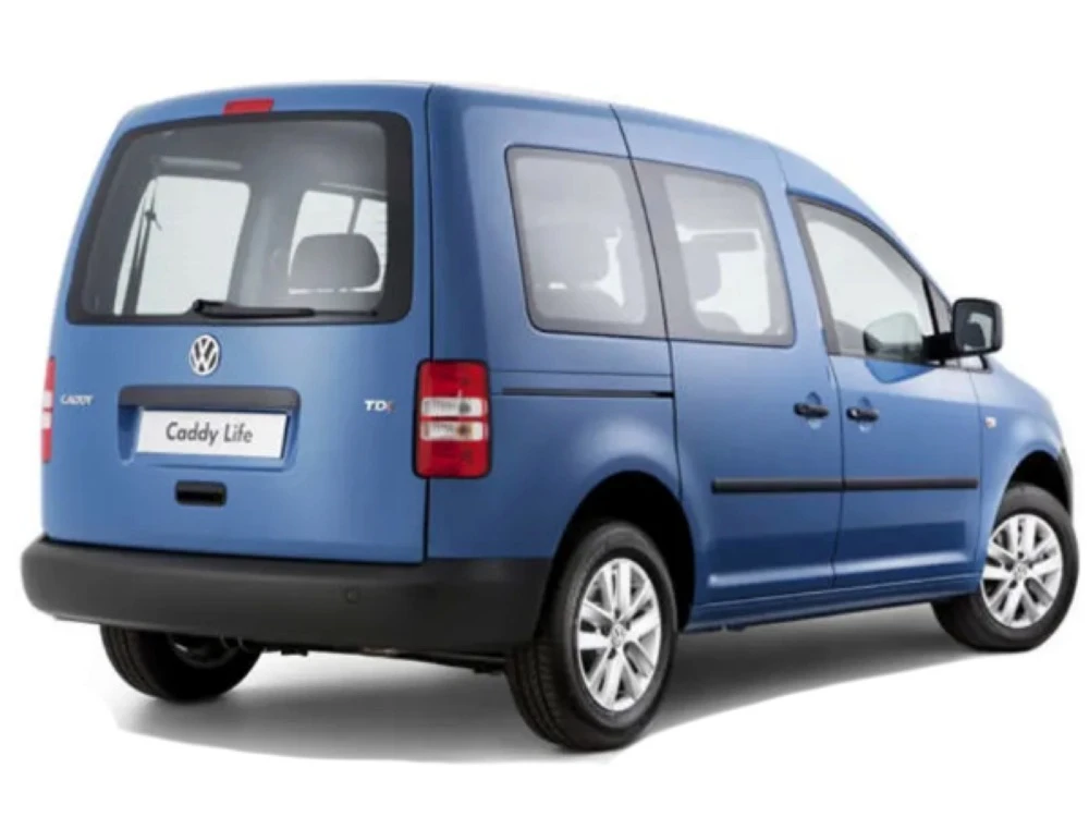Stěrače Volkswagen Caddy 3 2006–2015 van | 11.2006-05.2015 lift-up rear door | push button front wiper arm | plastic rear wiper