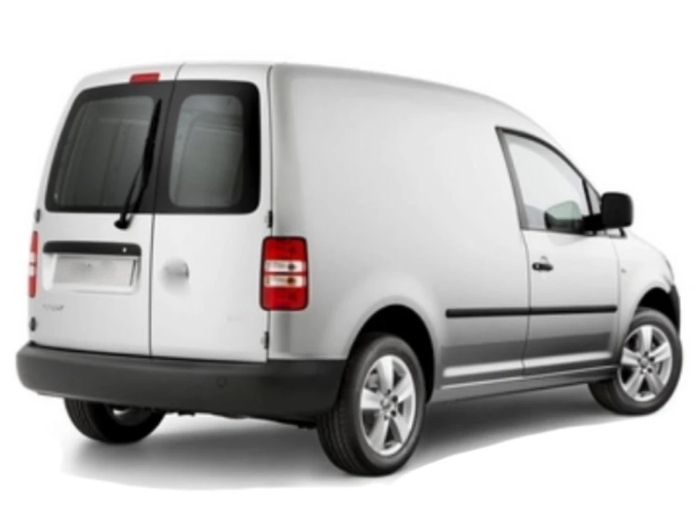 Stěrače Volkswagen Caddy 3 2004–2006 van | 02.2004-10.2006 hinged rear doors | side pin front wiper arm | metal rear wiper