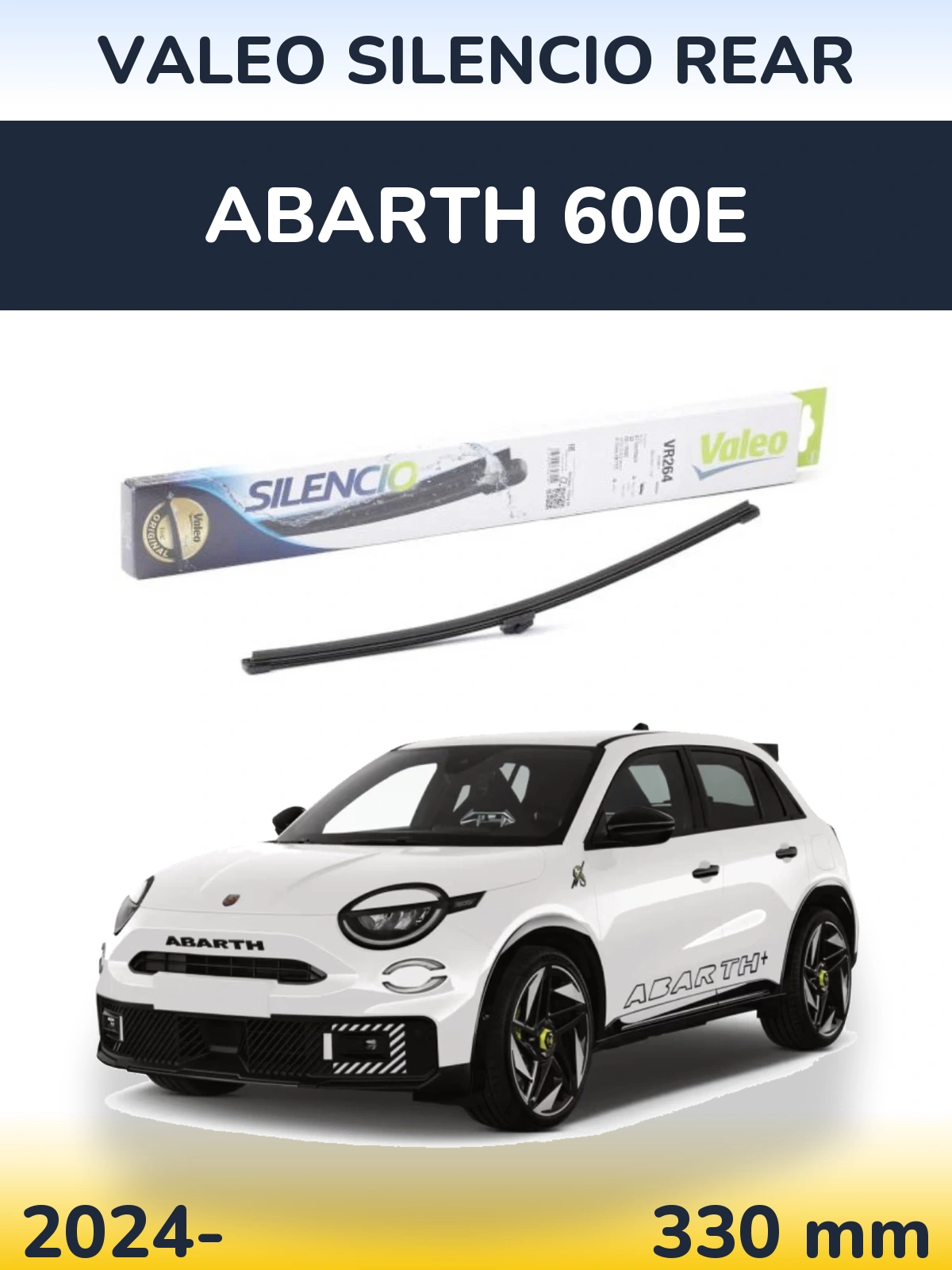 Zadní stěrač Valeo Silencio Rear 320 mm pro Abarth 600e 2024-2026