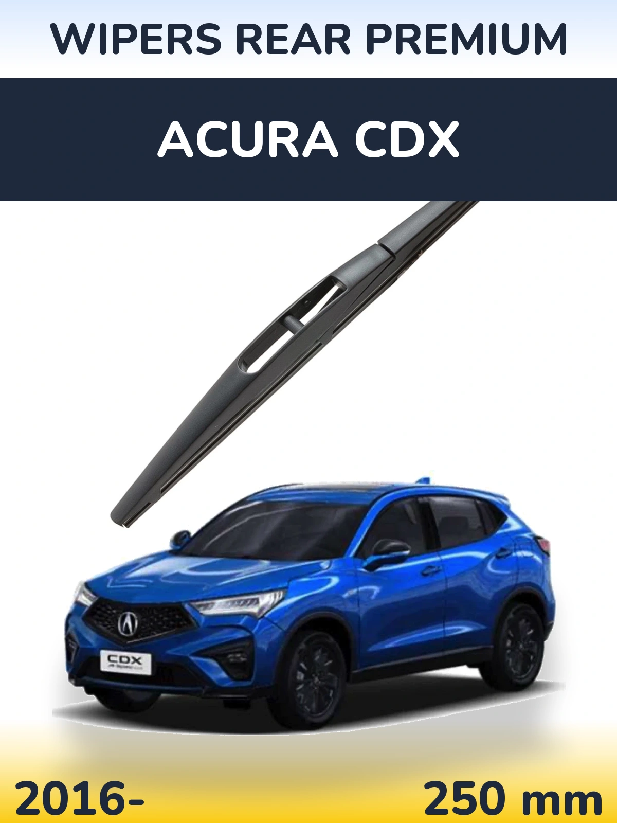 Zadní stěrač WIPERS REAR PREMIUM 250 mm pro Acura CDX 2016-2026