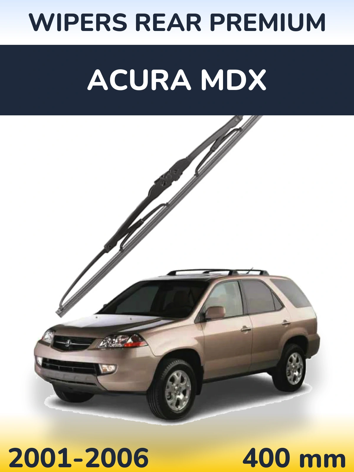 Zadní stěrač WIPERS REAR PREMIUM 400 mm pro Acura MDX 2001-2006