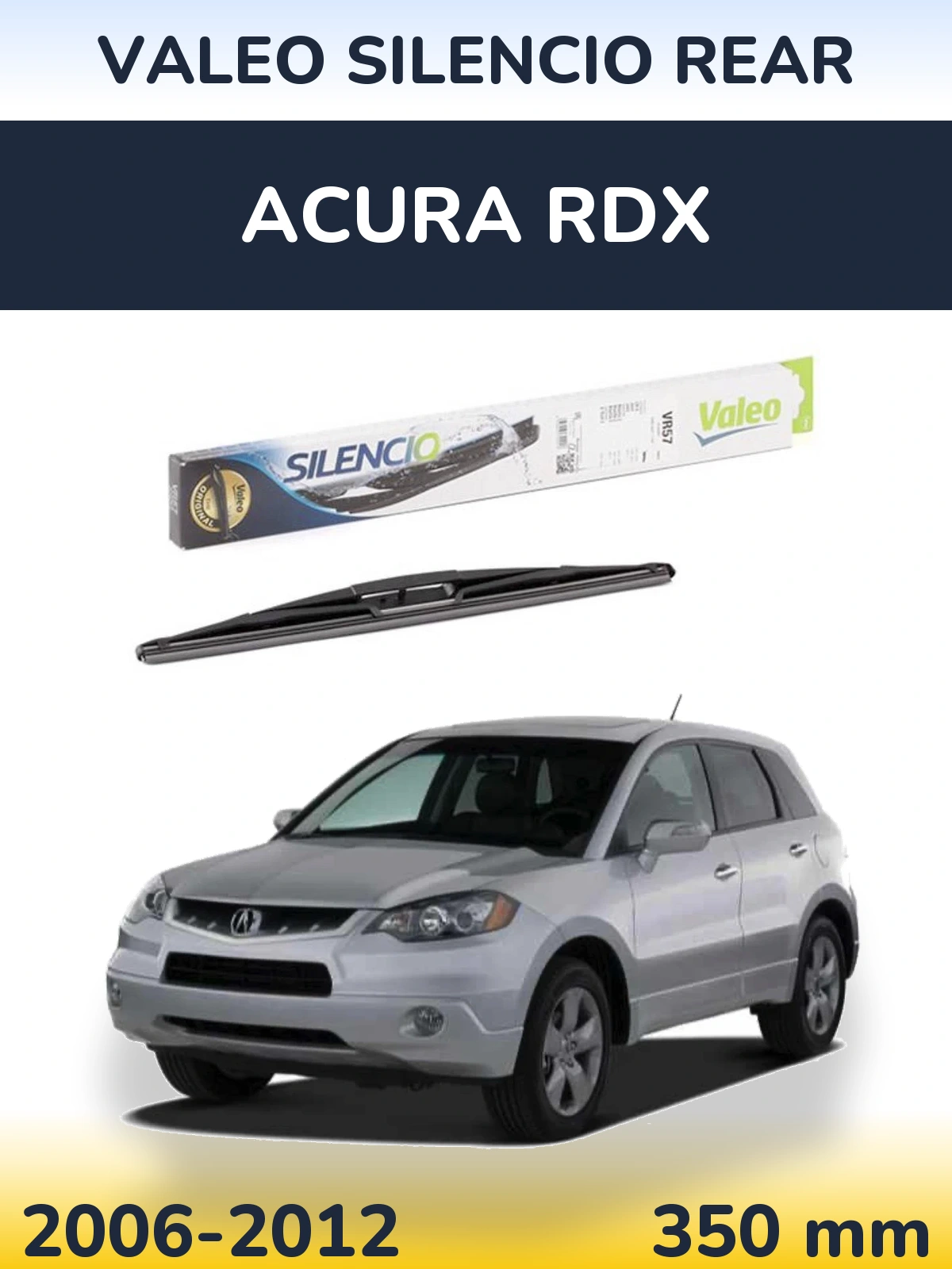 Zadní stěrač Valeo Silencio Rear 345 mm pro Acura RDX 2006-2012