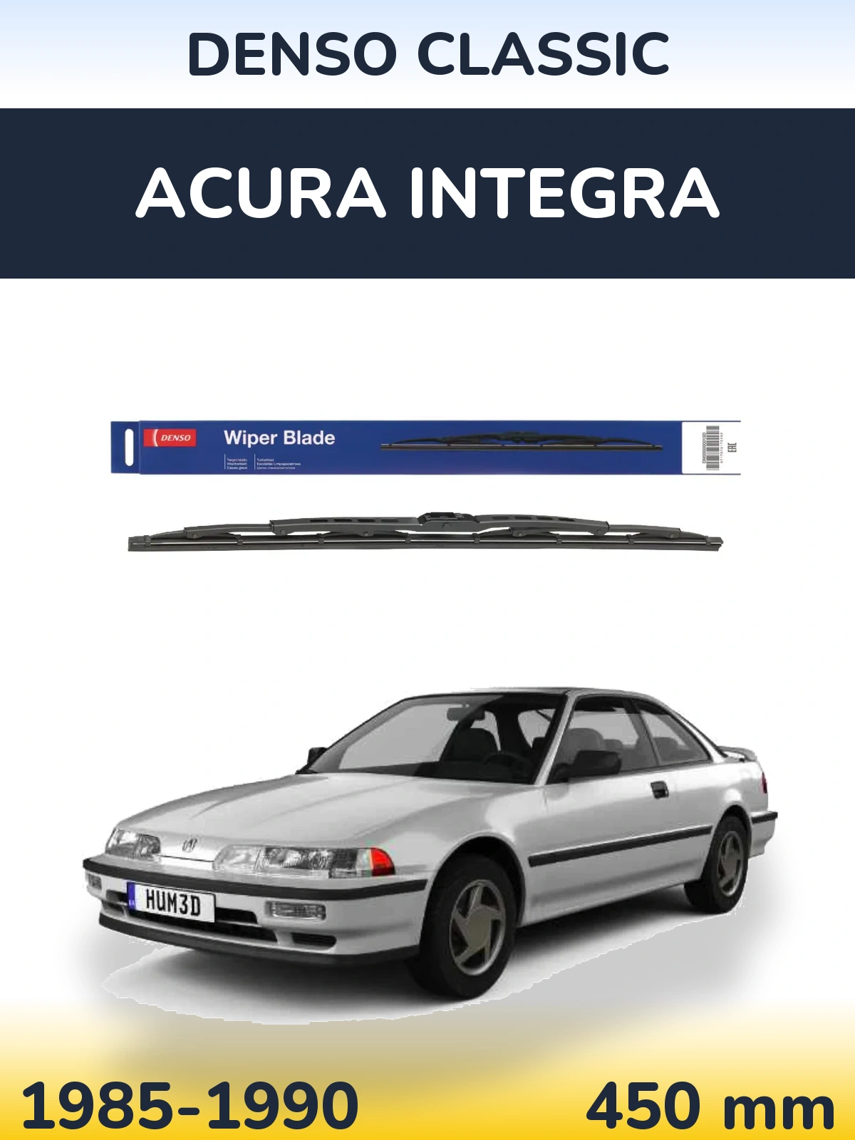 Zadní stěrač Denso Classic 450 mm pro Acura Integra 1985-1990