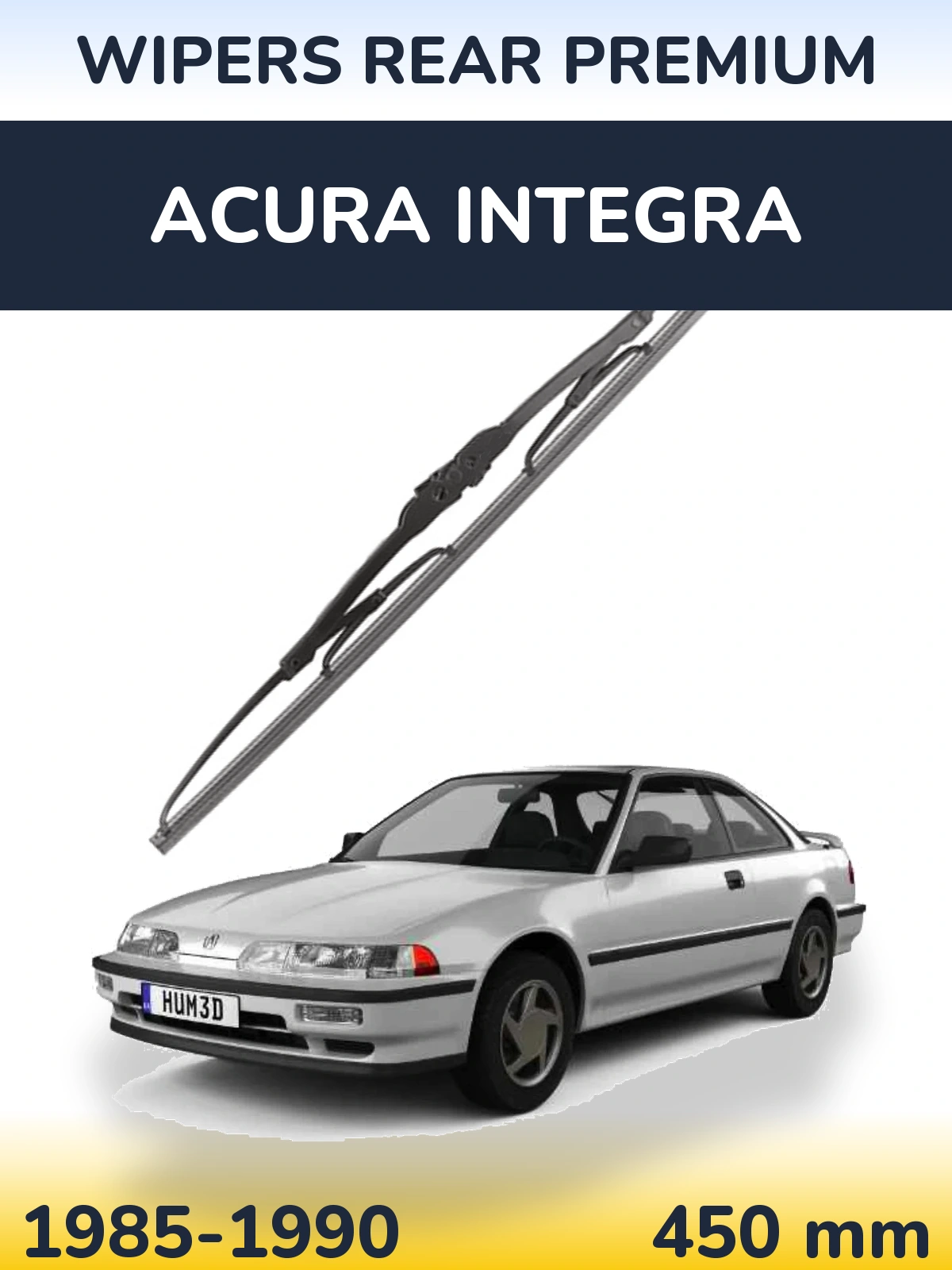 Zadní stěrač WIPERS REAR PREMIUM 450 mm pro Acura Integra 1985-1990