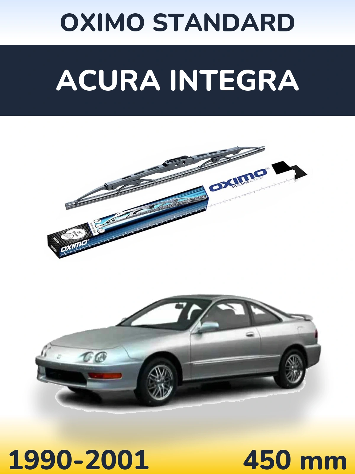 Zadní stěrač Oximo Standard 450 mm pro Acura Integra 1990-2001
