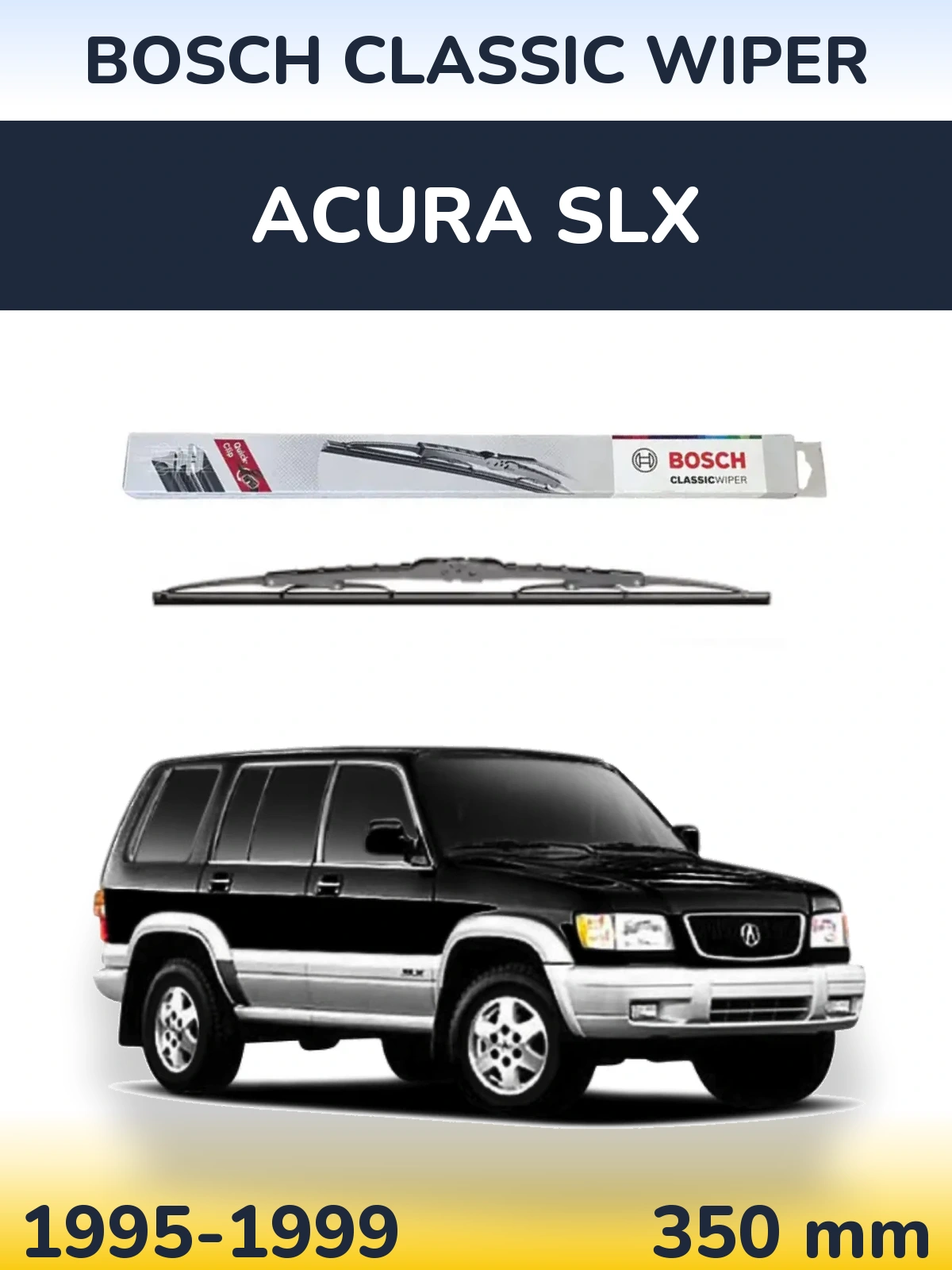 Zadní stěrač BOSCH Classic Wiper 340 mm pro Acura SLX 1995-1999