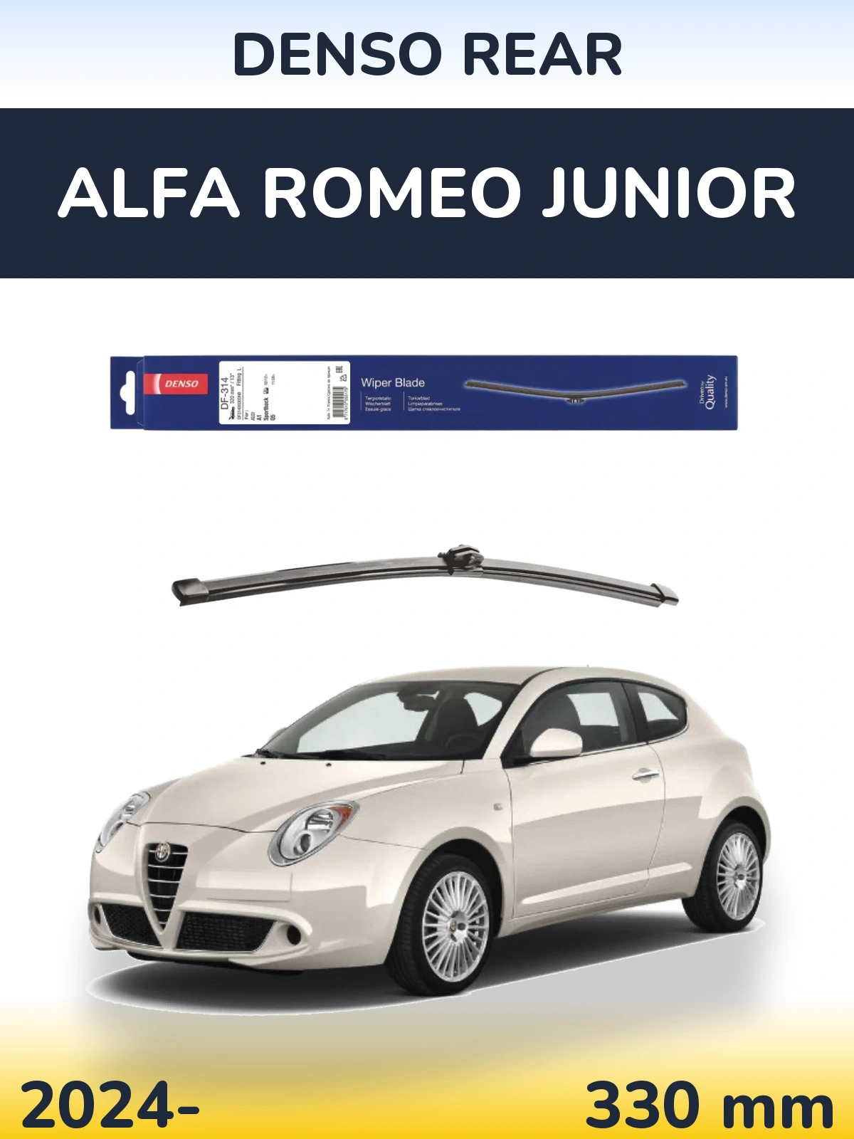 Zadní stěrač Denso Rear 320 mm pro Alfa Romeo Junior 2024-2026