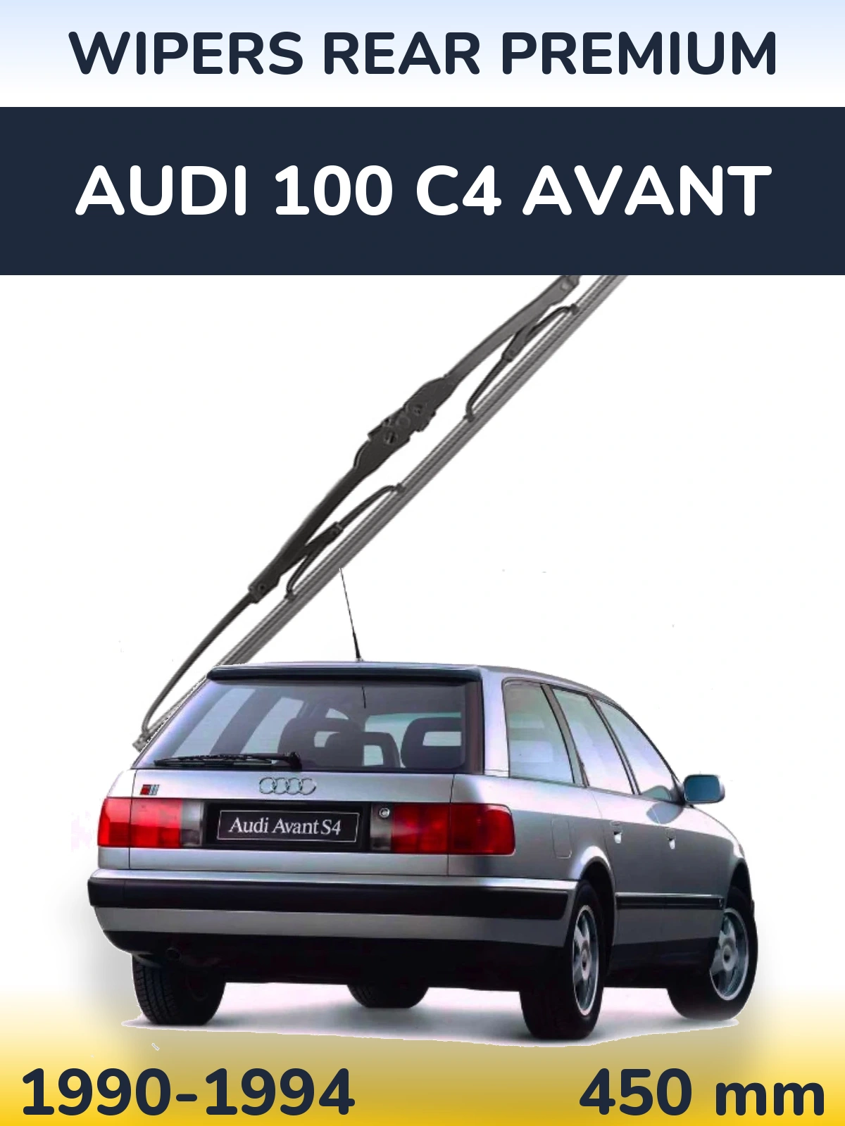 Zadní stěrač WIPERS REAR PREMIUM 450 mm pro Audi 100 C4 Avant 1990-1994