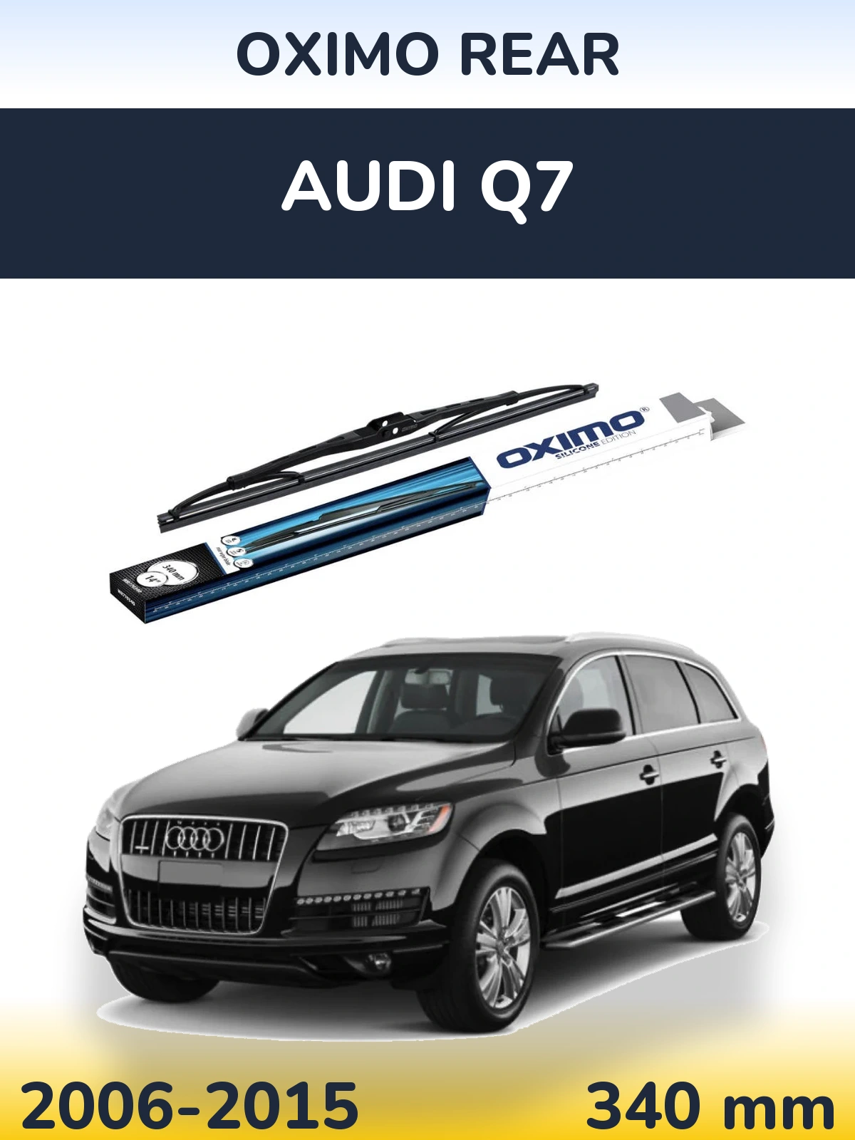 Zadní stěrač Oximo Rear 340 mm pro Audi Q7 2006-2015