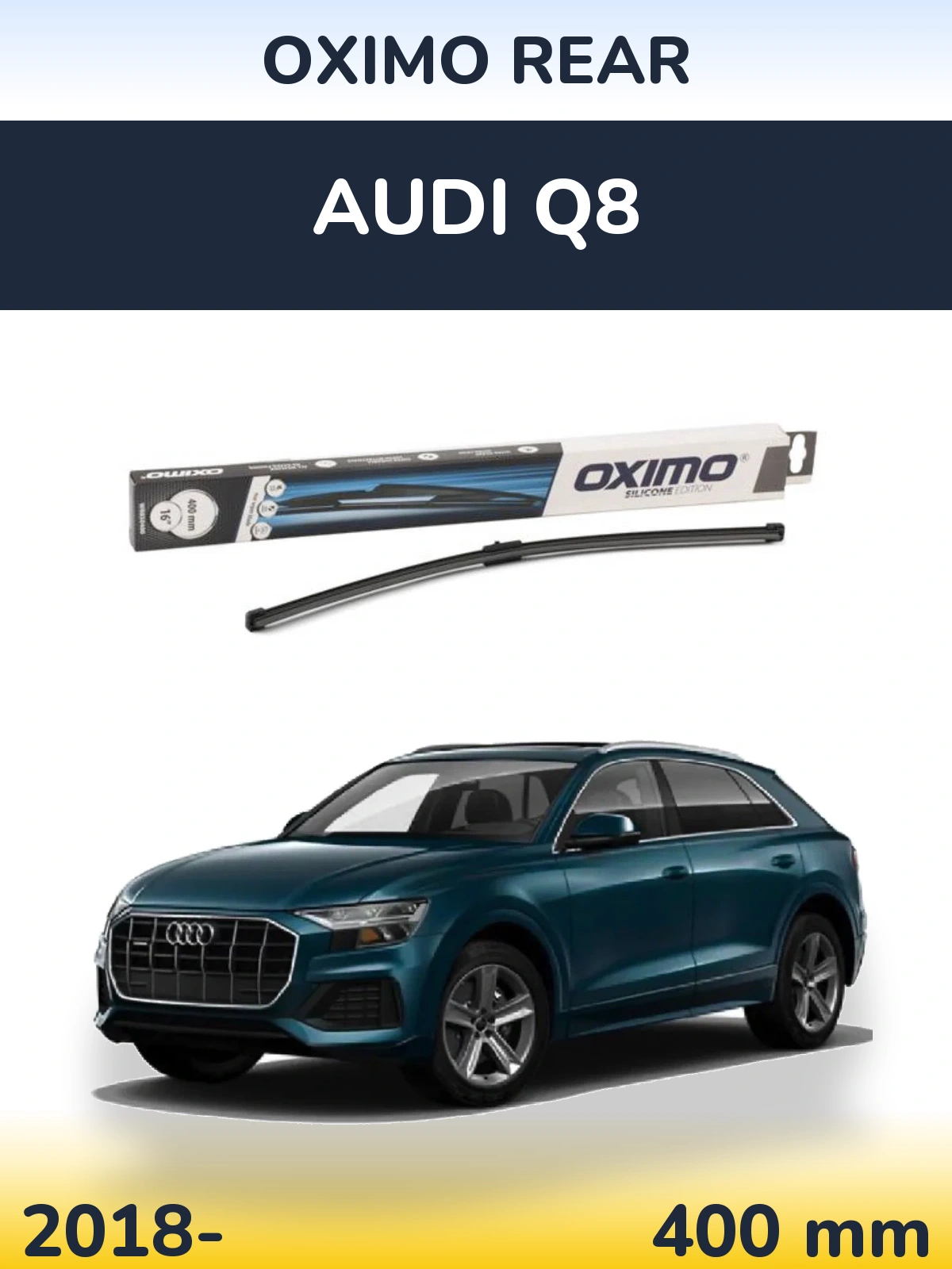 Задня щітка Oximo Rear 400 мм для Audi Q8 2018-2026