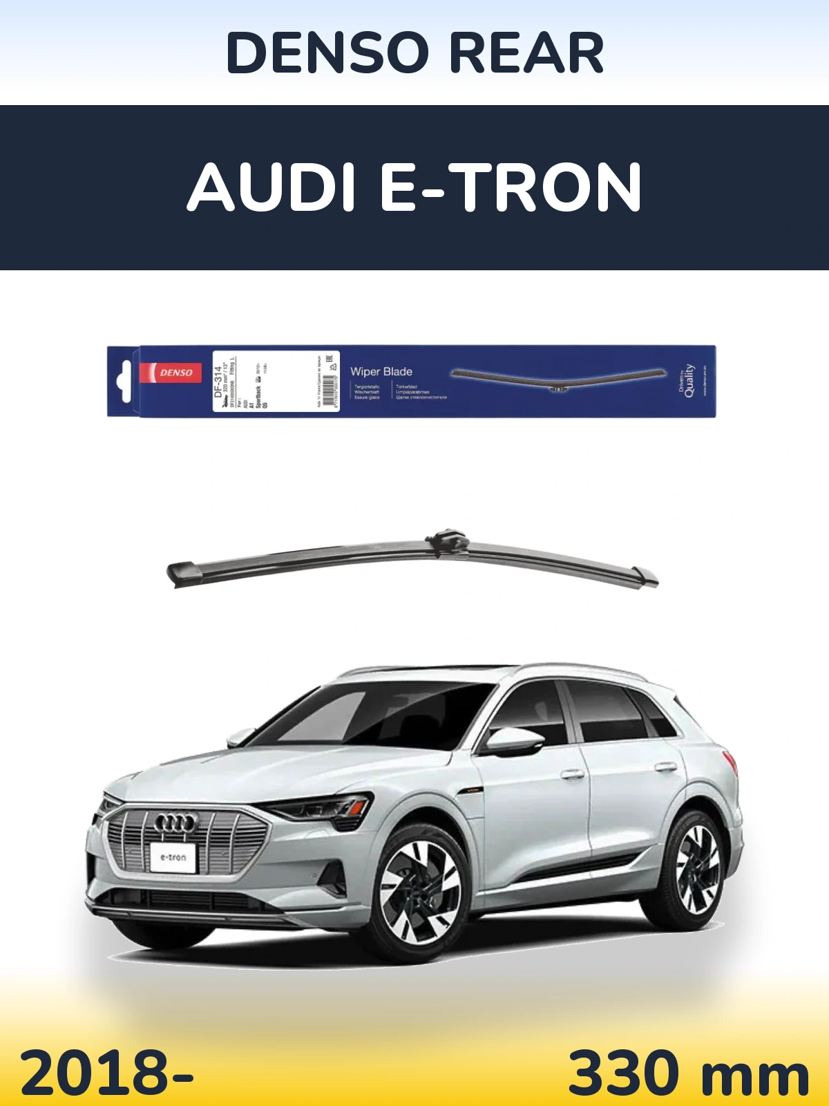Zadní stěrač Denso Rear 320 mm pro Audi e-tron 2018-2026