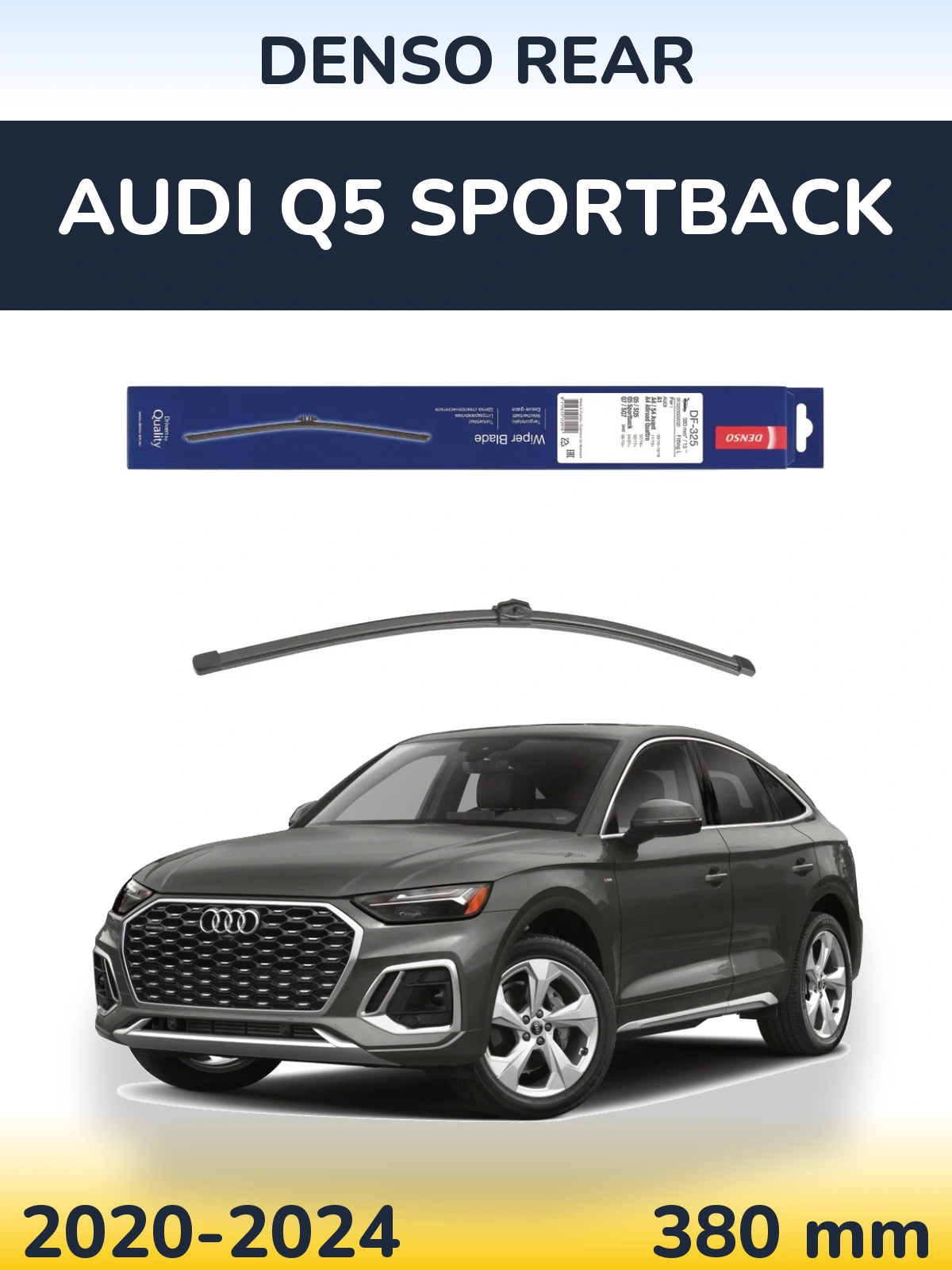 Zadní stěrač Denso Rear 380 mm pro Audi Q5 Sportback 2020-2024