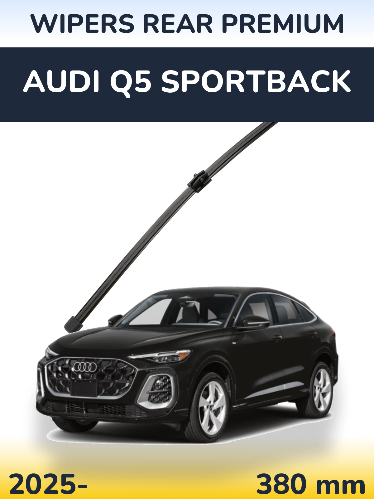 Zadní stěrač WIPERS REAR PREMIUM 380 mm pro Audi Q5 Sportback 2025-2026