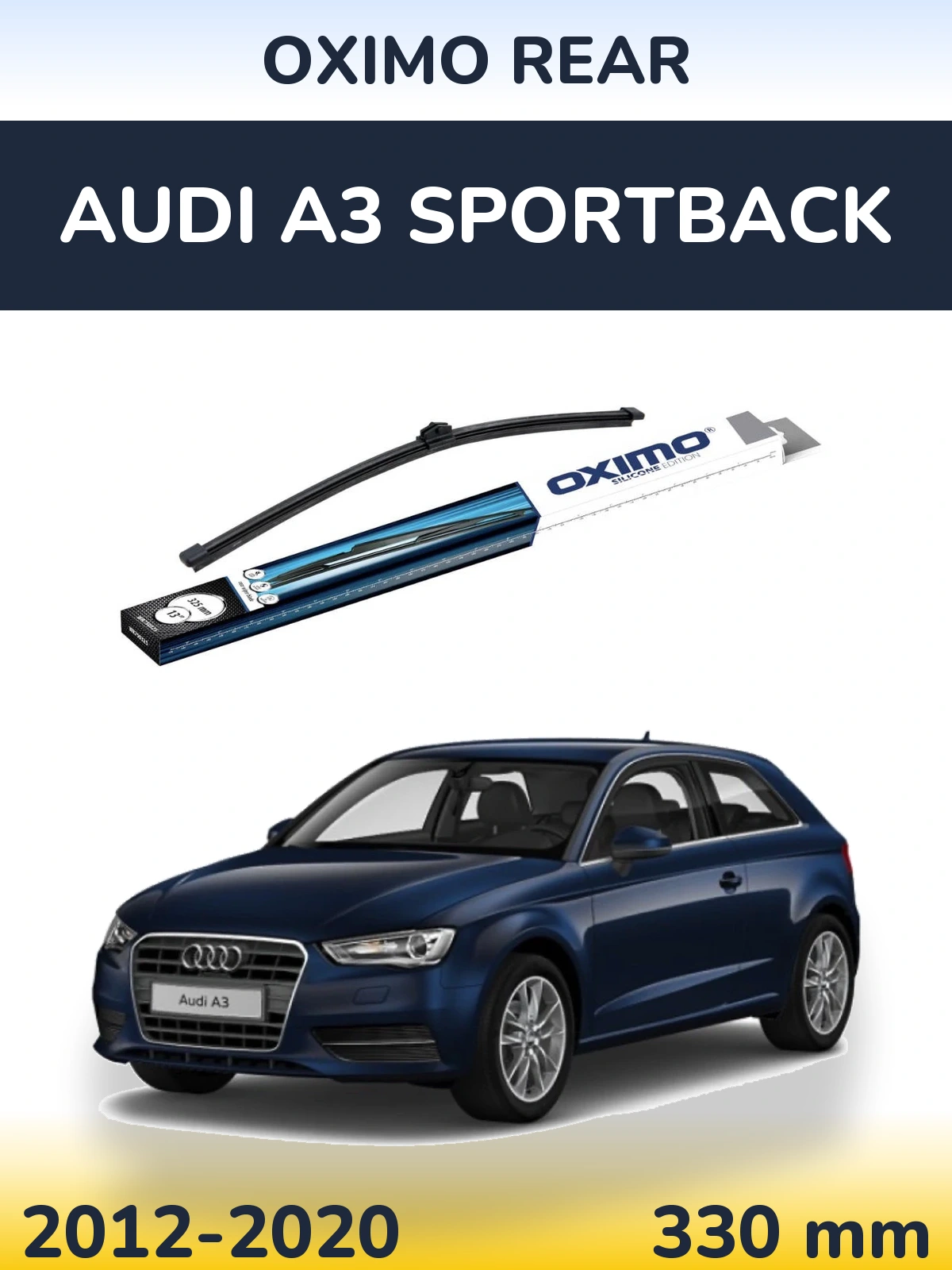 Zadní stěrač Oximo Rear 325 mm pro Audi A3 Sportback 2012-2020
