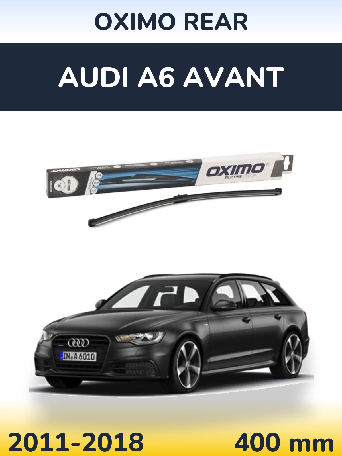 Zadní stěrač Oximo Rear 400 mm pro Audi A6 Avant 2011-2018
