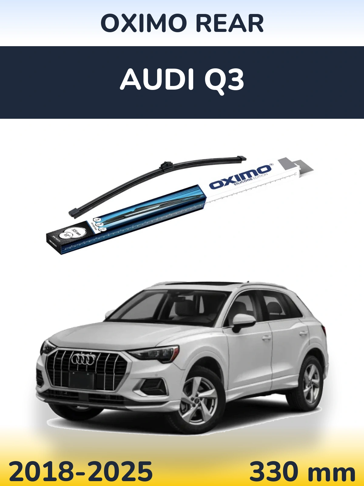 Zadní stěrač Oximo Rear 325 mm pro Audi Q3 2018-2025
