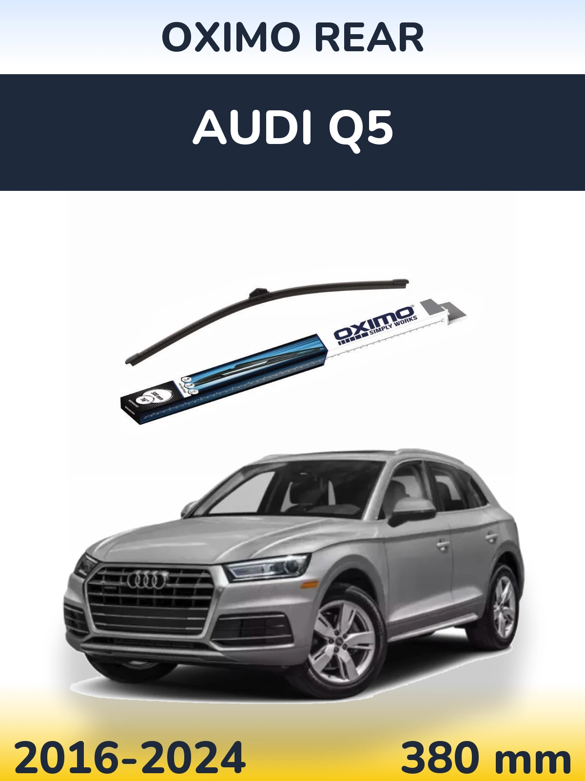 Задня щітка Oximo Rear 380 мм для Audi Q5 2016-2024