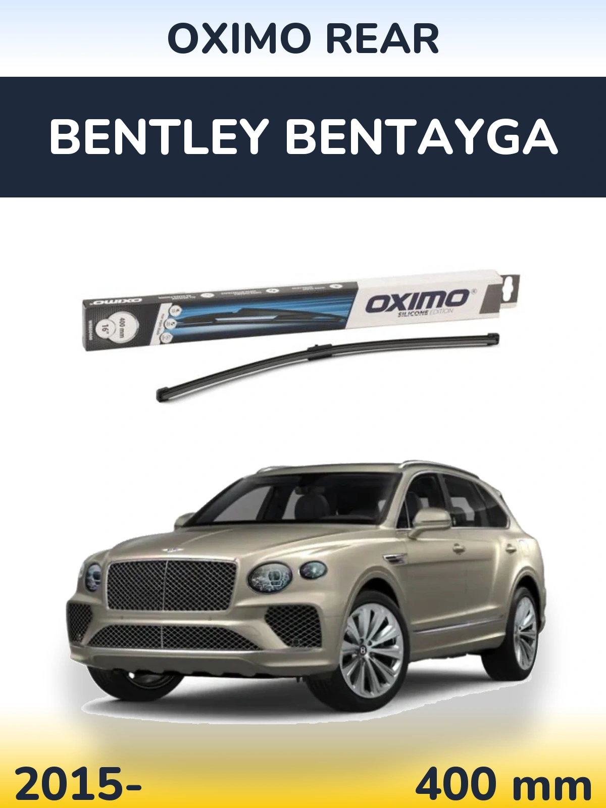 Zadní stěrač Oximo Rear 400 mm pro Bentley Bentayga 2015-2026
