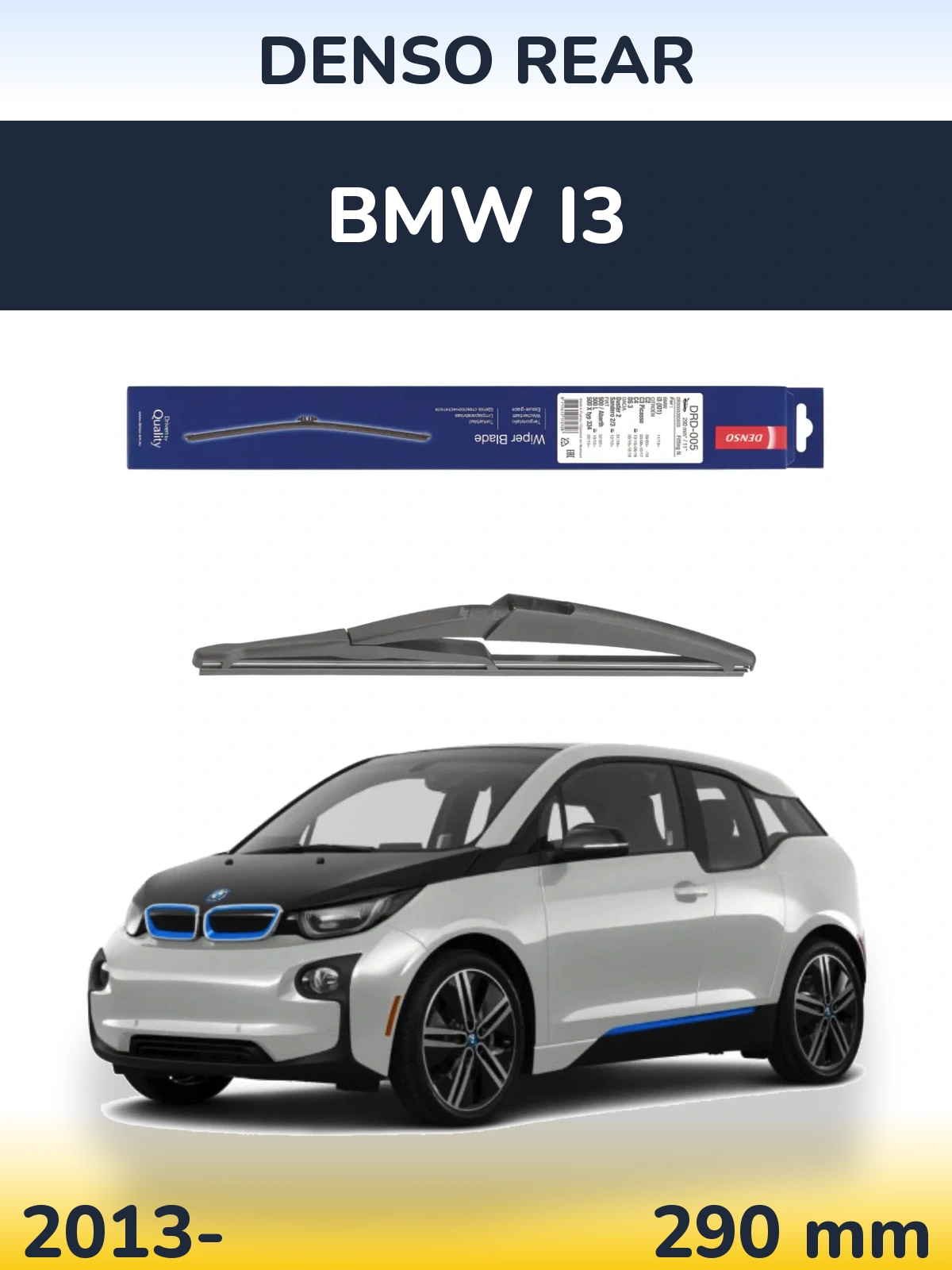 Zadní stěrač Denso Rear 290 mm pro BMW i3 2013-2026