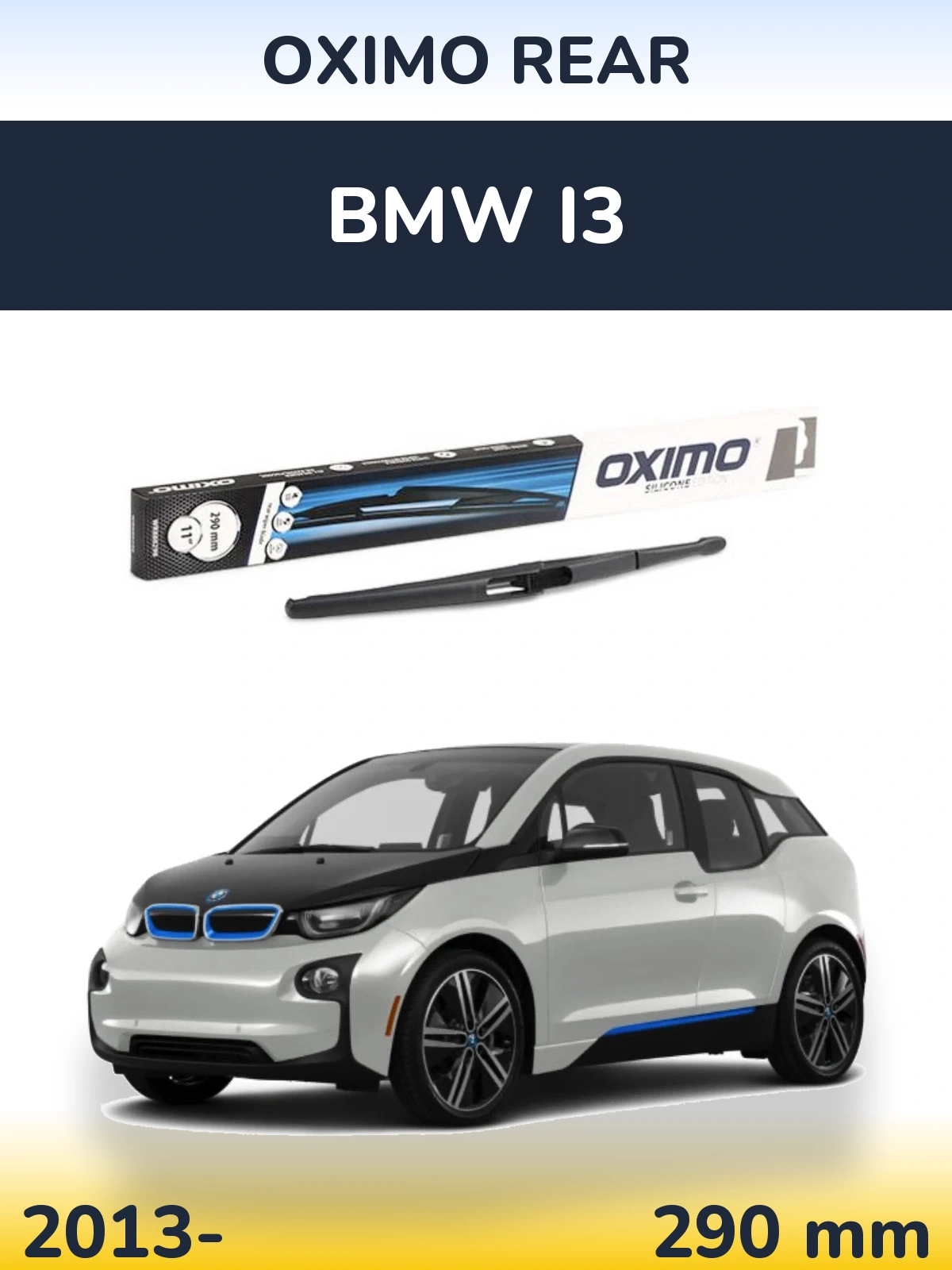 Zadní stěrač Oximo Rear 290 mm pro BMW i3 2013-2026