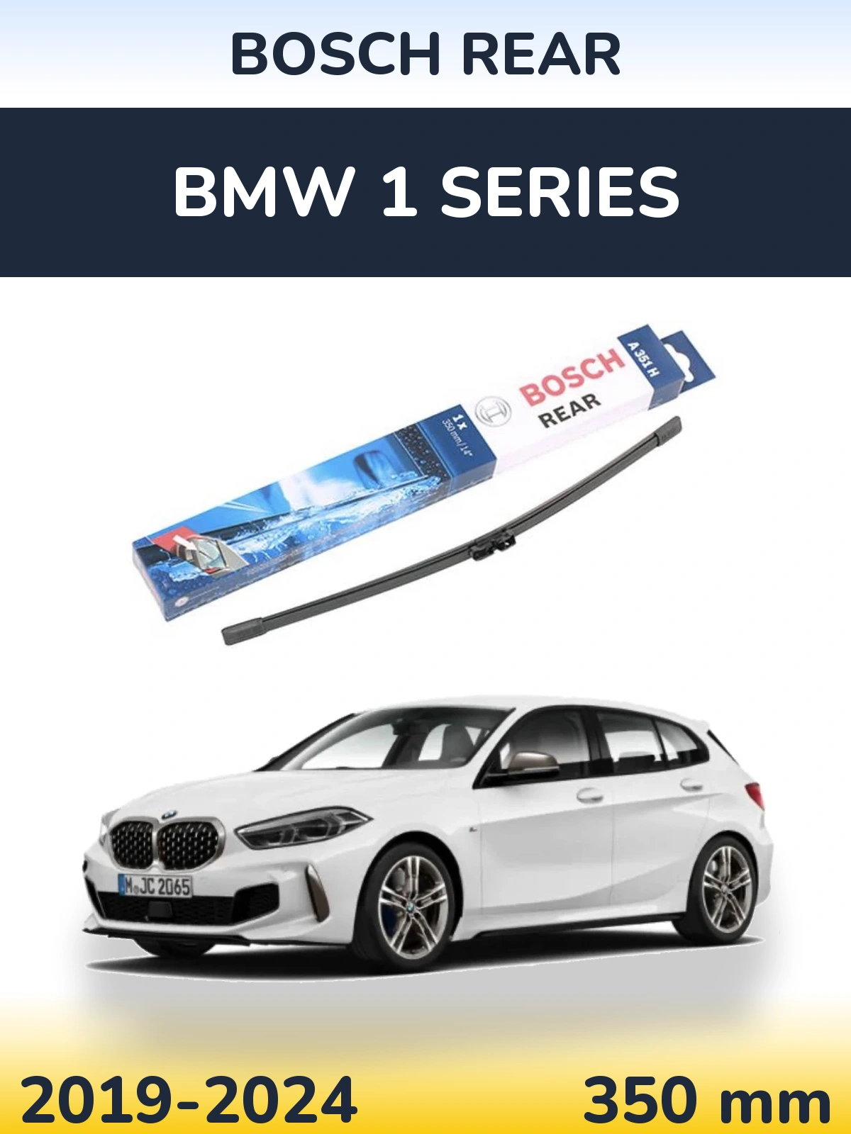 Zadní stěrač BOSCH Rear 350 mm pro BMW 1 Series 2019-2024
