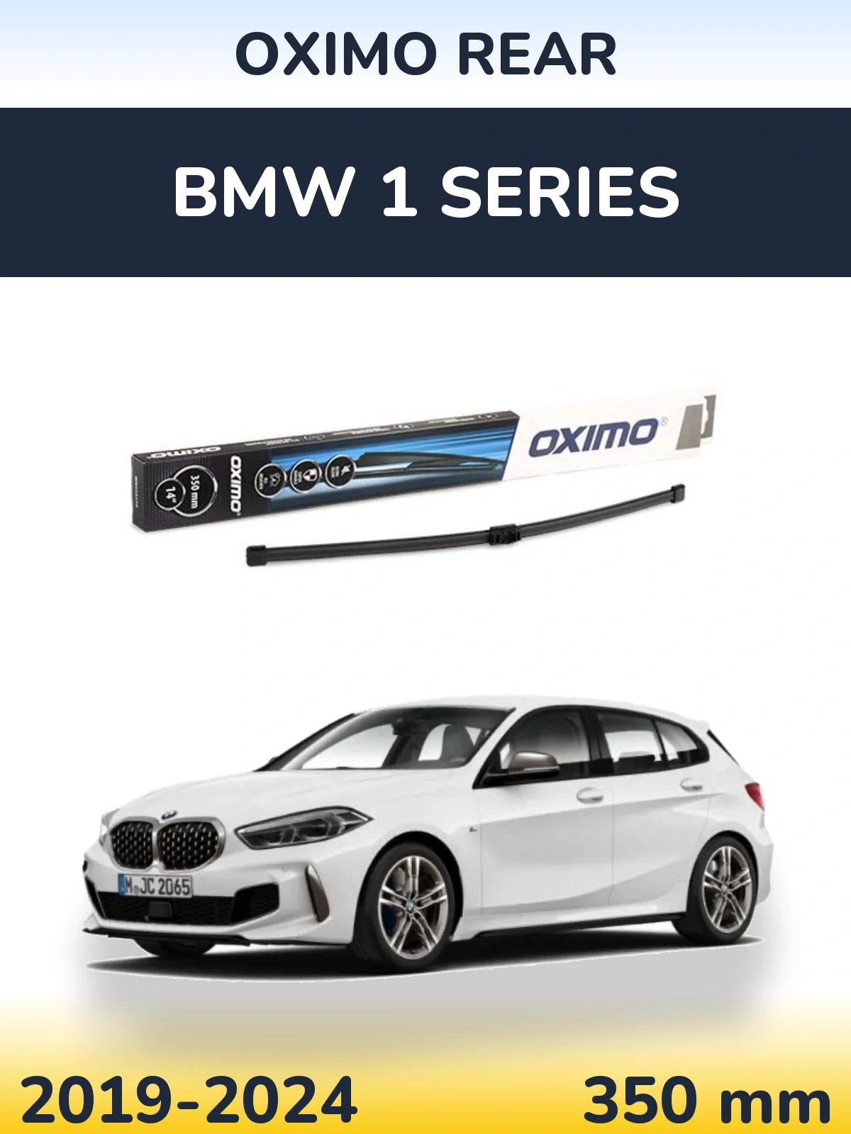 Zadní stěrač Oximo Rear 350 mm pro BMW 1 Series 2019-2024