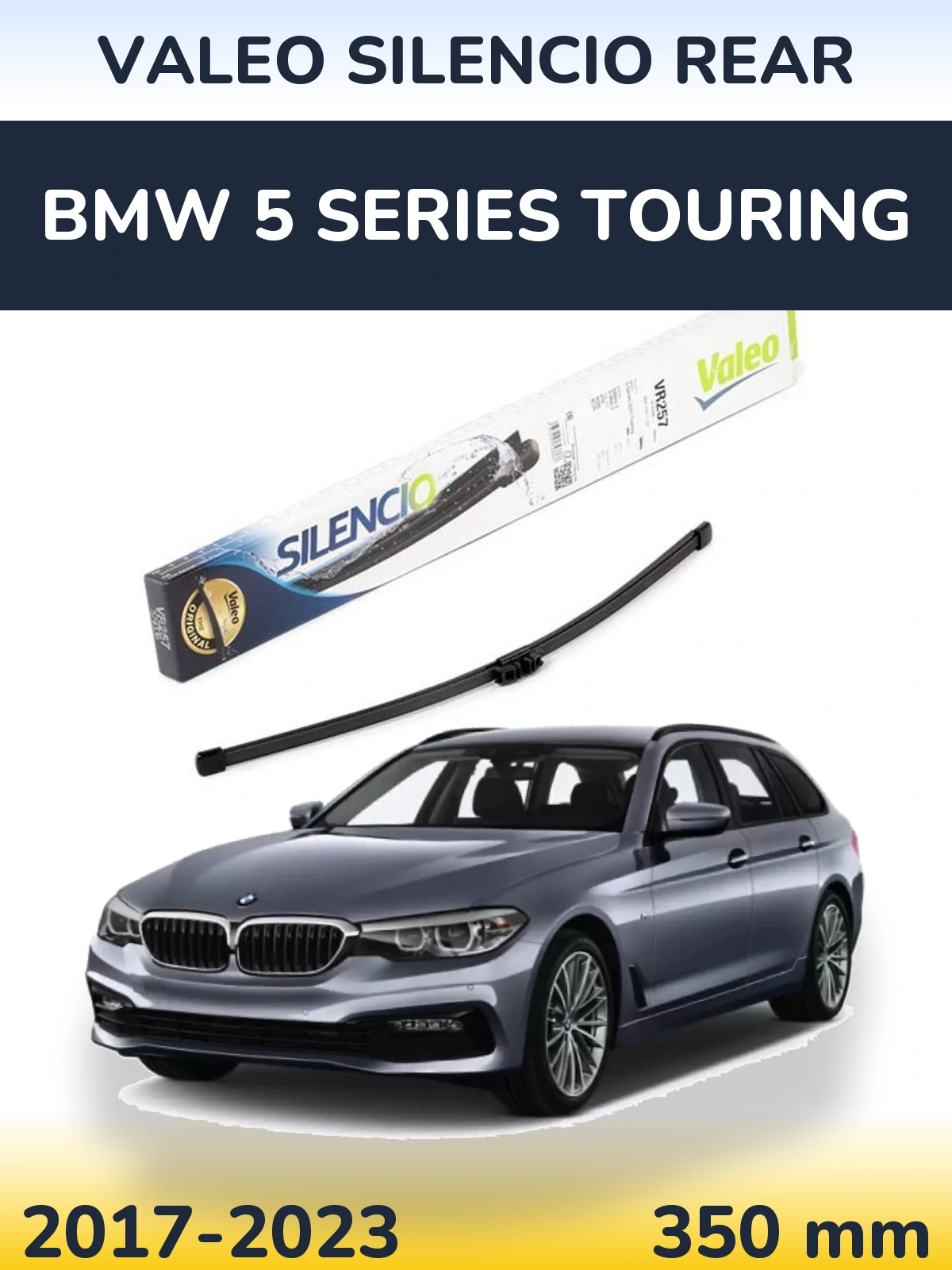 Zadní stěrač Valeo Silencio Rear 350 mm pro BMW 5 Series Touring 2017-2023