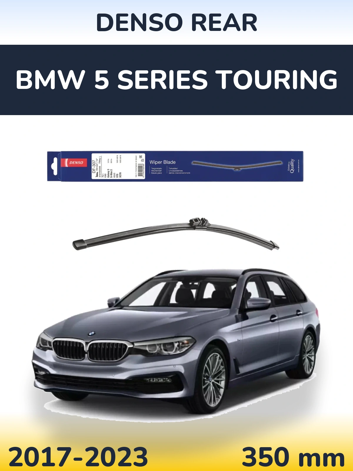 Zadní stěrač Denso Rear 350 mm pro BMW 5 Series Touring 2017-2023