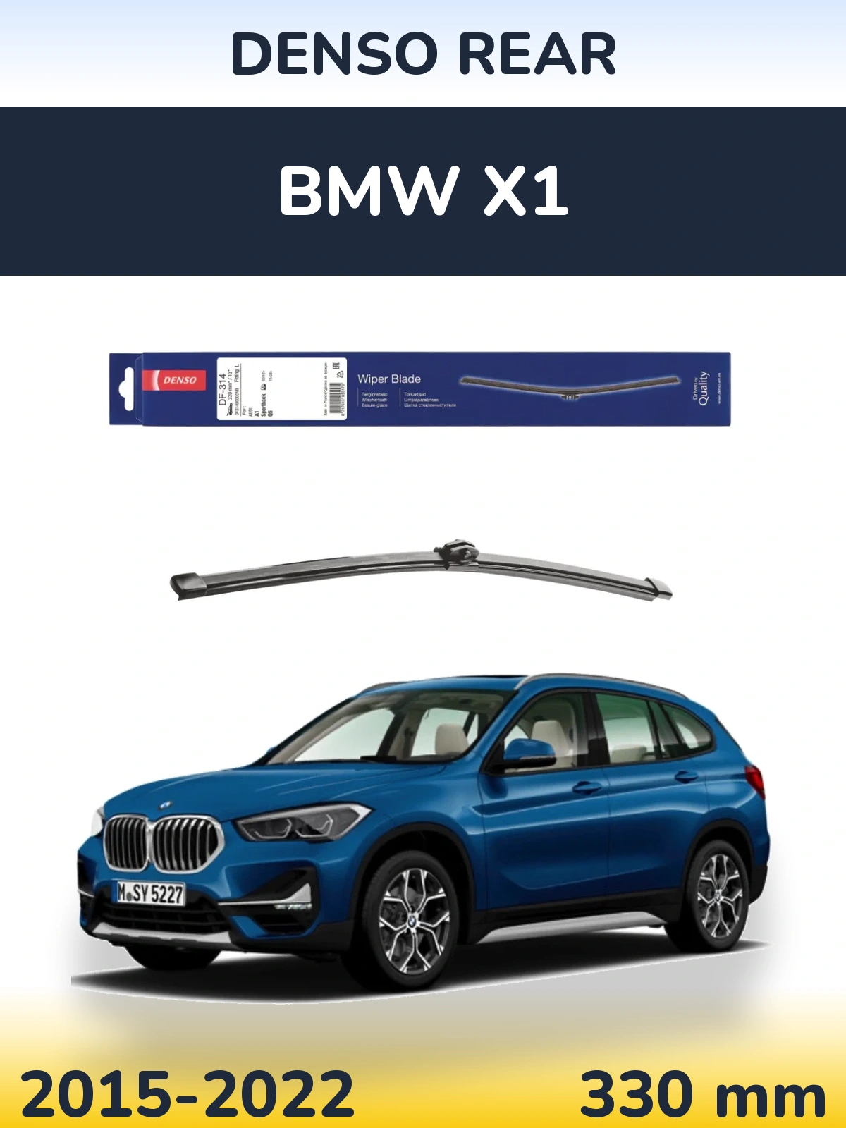 Zadní stěrač Denso Rear 320 mm pro BMW X1 2015-2022