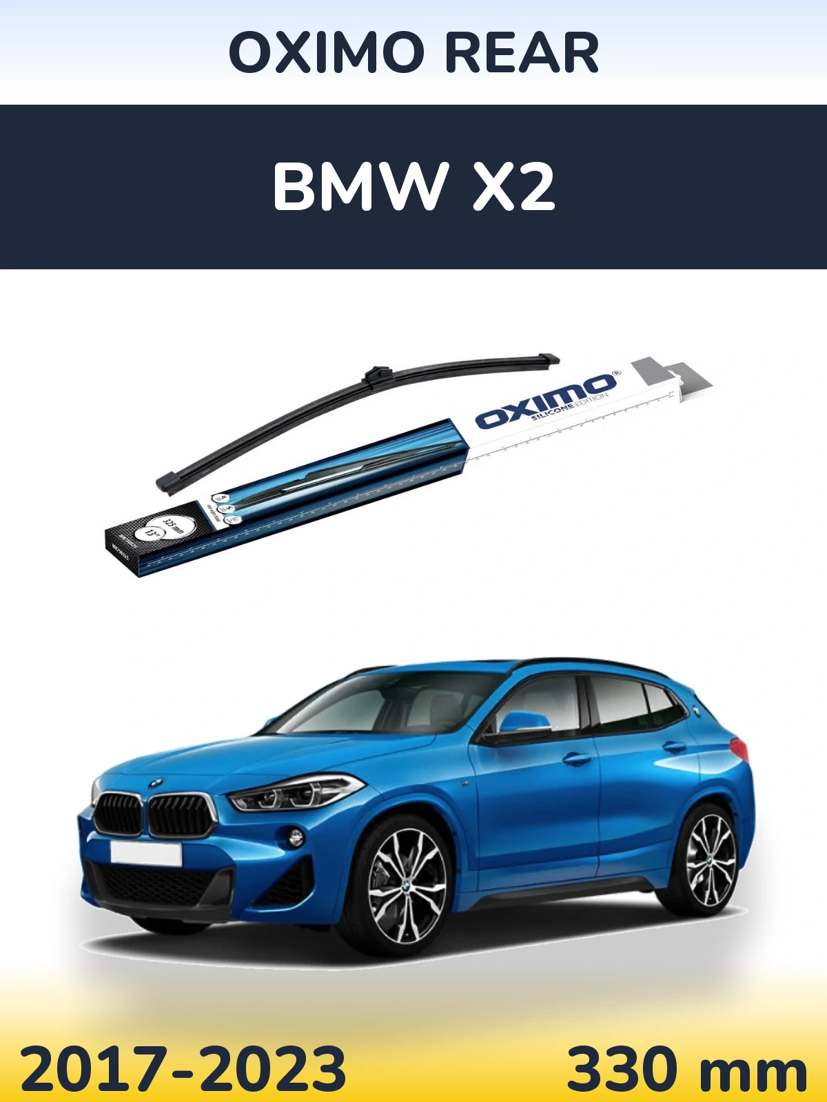 Zadní stěrač Oximo Rear 325 mm pro BMW X2 2017-2023