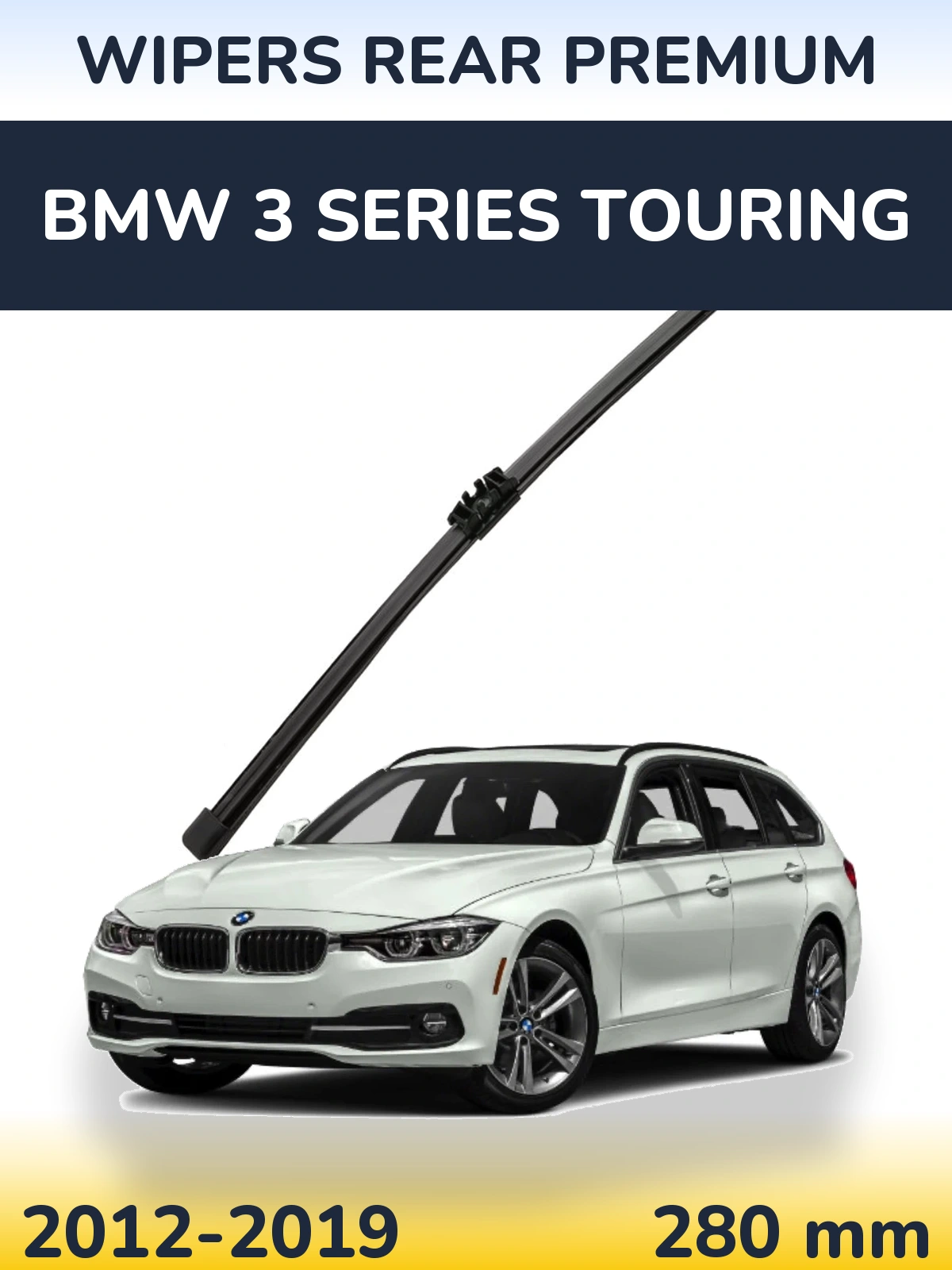 Zadní stěrač WIPERS REAR PREMIUM 280 mm pro BMW 3 Series Touring 2012-2019