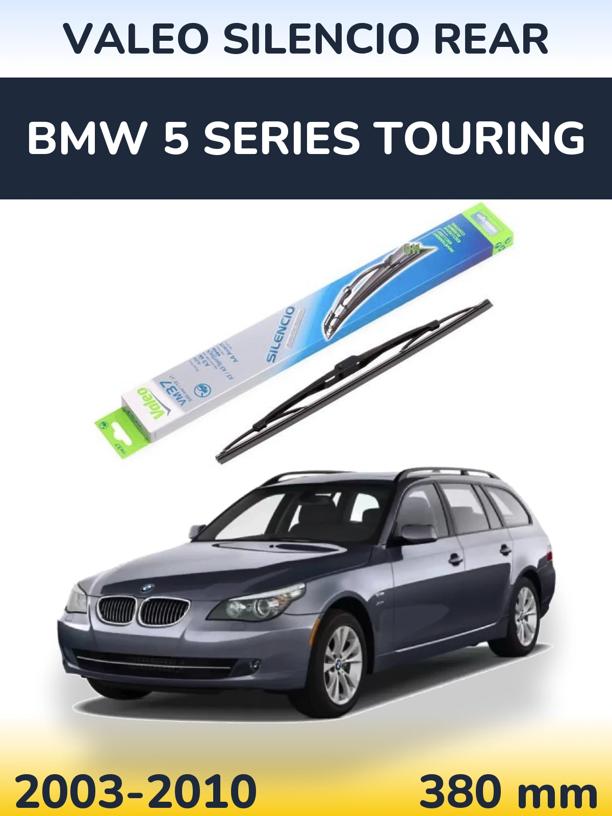 Zadní stěrač Valeo Silencio Rear 340 mm pro BMW 5 Series Touring 2003-2010