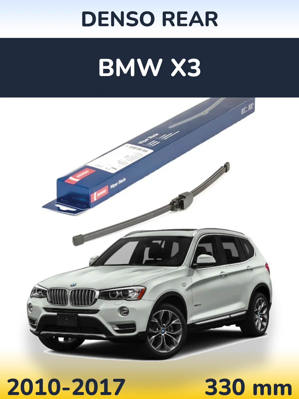 Zadní stěrač Denso Rear 335 mm pro BMW X3 2010-2017