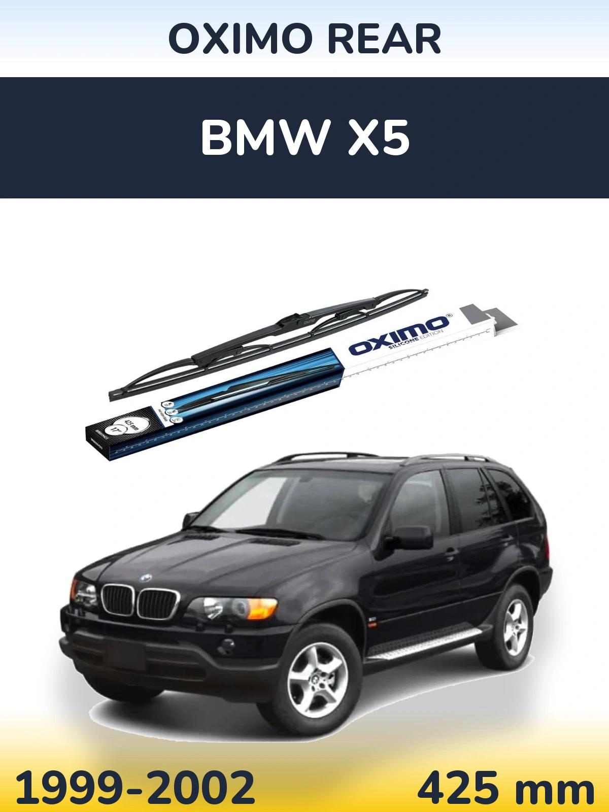 Zadní stěrač Oximo Rear 425 mm pro BMW X5 1999-2002