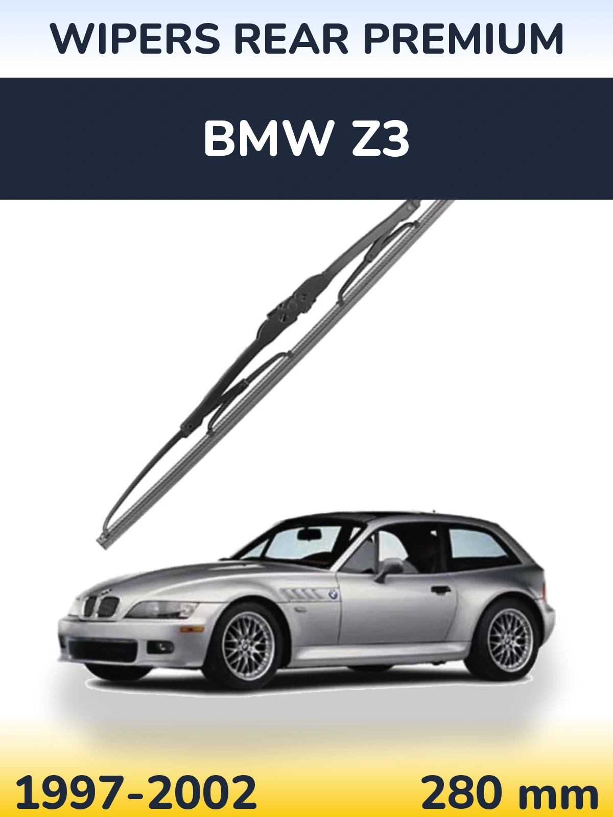 Zadní stěrač WIPERS REAR PREMIUM 280 mm pro BMW Z3 1997-2002