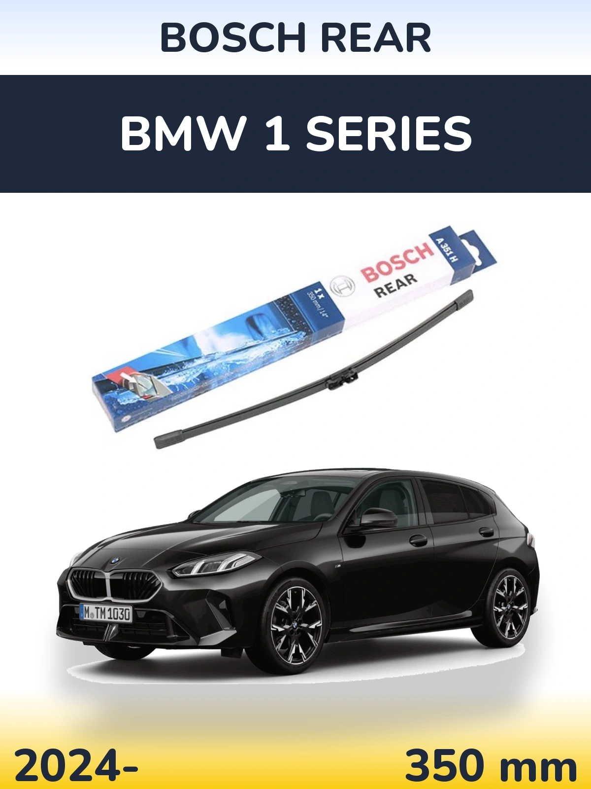 Zadní stěrač BOSCH Rear 350 mm pro BMW 1 Series 2024-2026