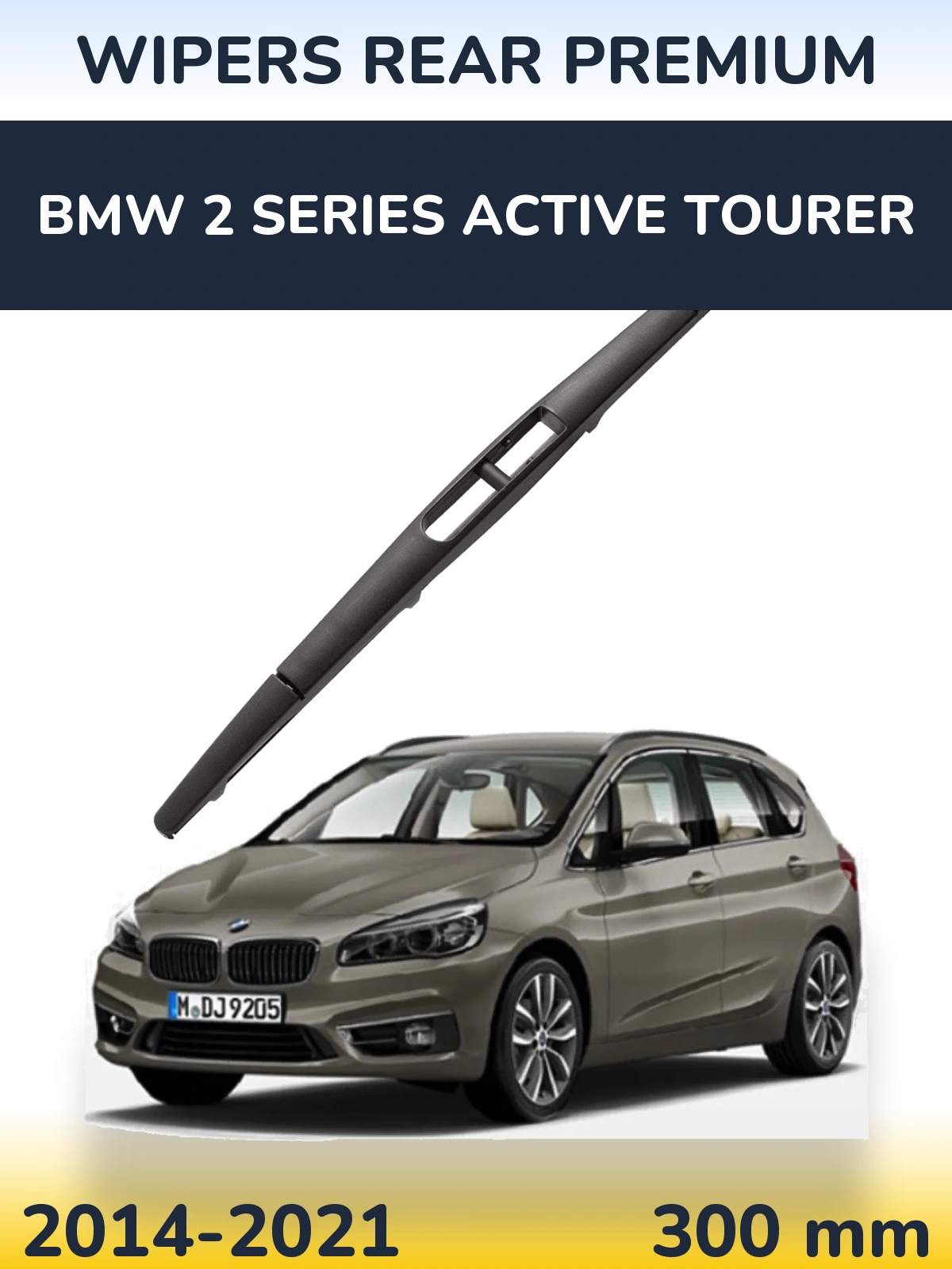 Zadní stěrač WIPERS REAR PREMIUM 300 mm pro BMW 2 Series Active Tourer 2014-2021