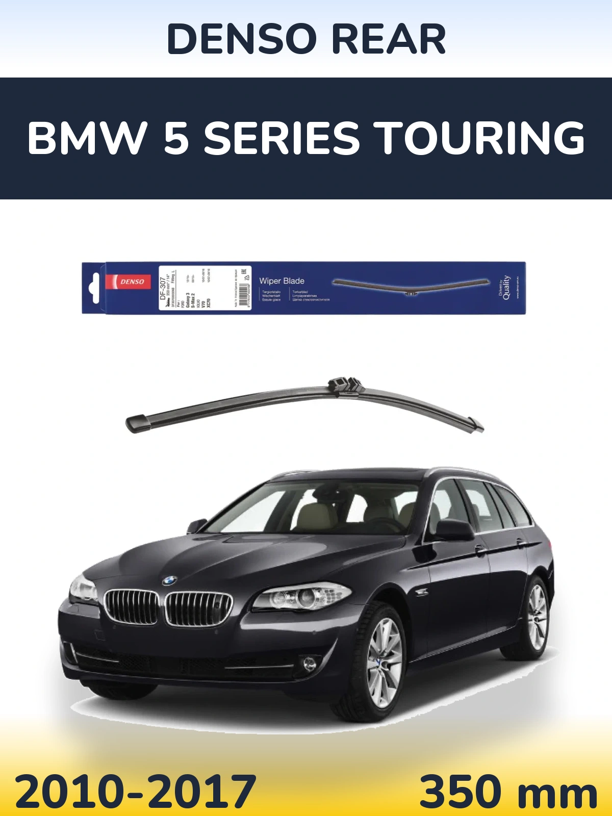 Zadní stěrač Denso Rear 350 mm pro BMW 5 Series Touring 2010-2017