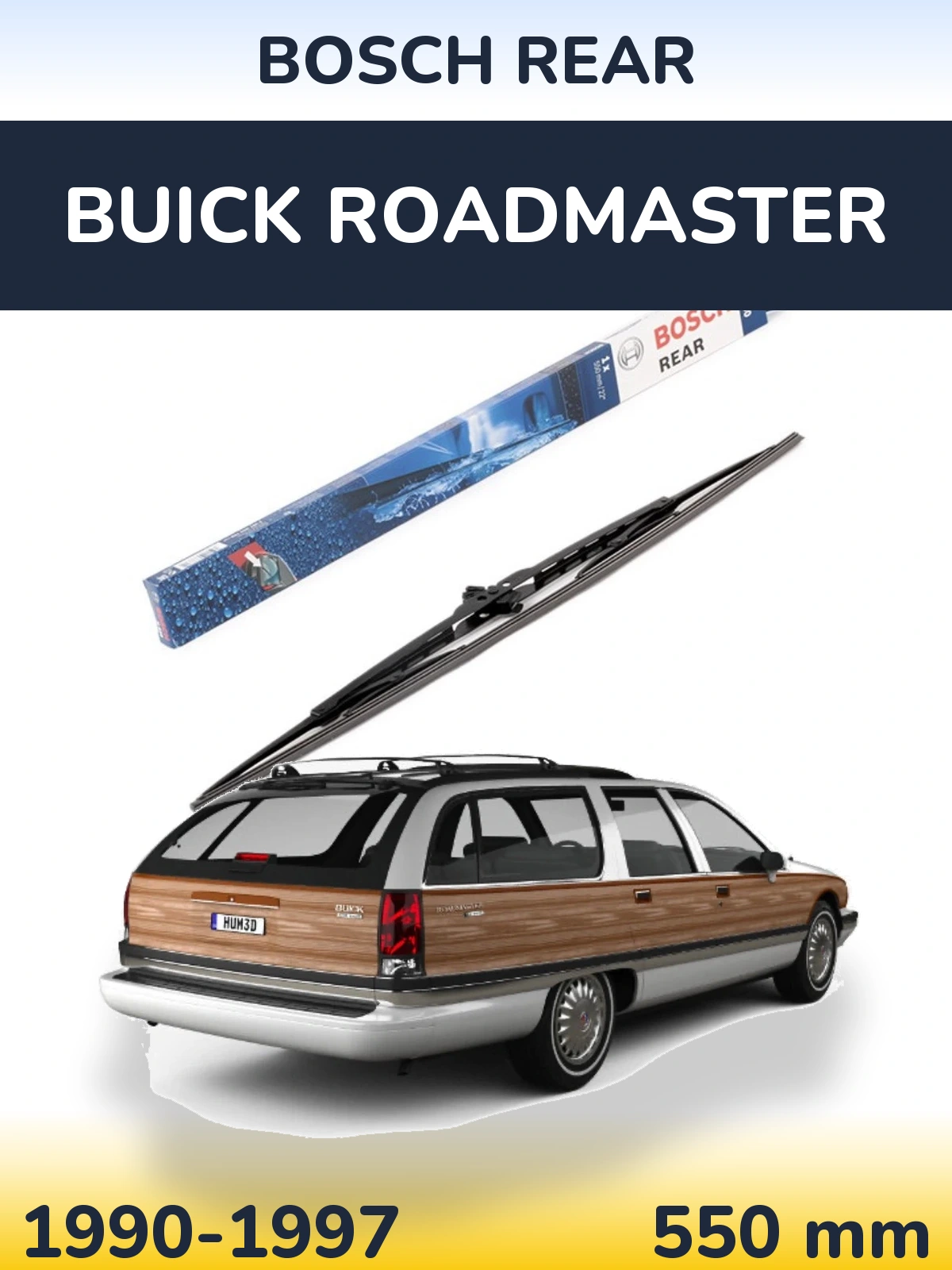 Zadní stěrač BOSCH Rear 550 mm pro Buick Roadmaster 1990-1997
