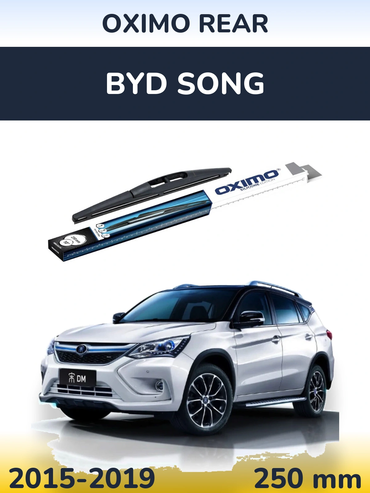 Zadní stěrač Oximo Rear 250 mm pro BYD Song 2015-2019