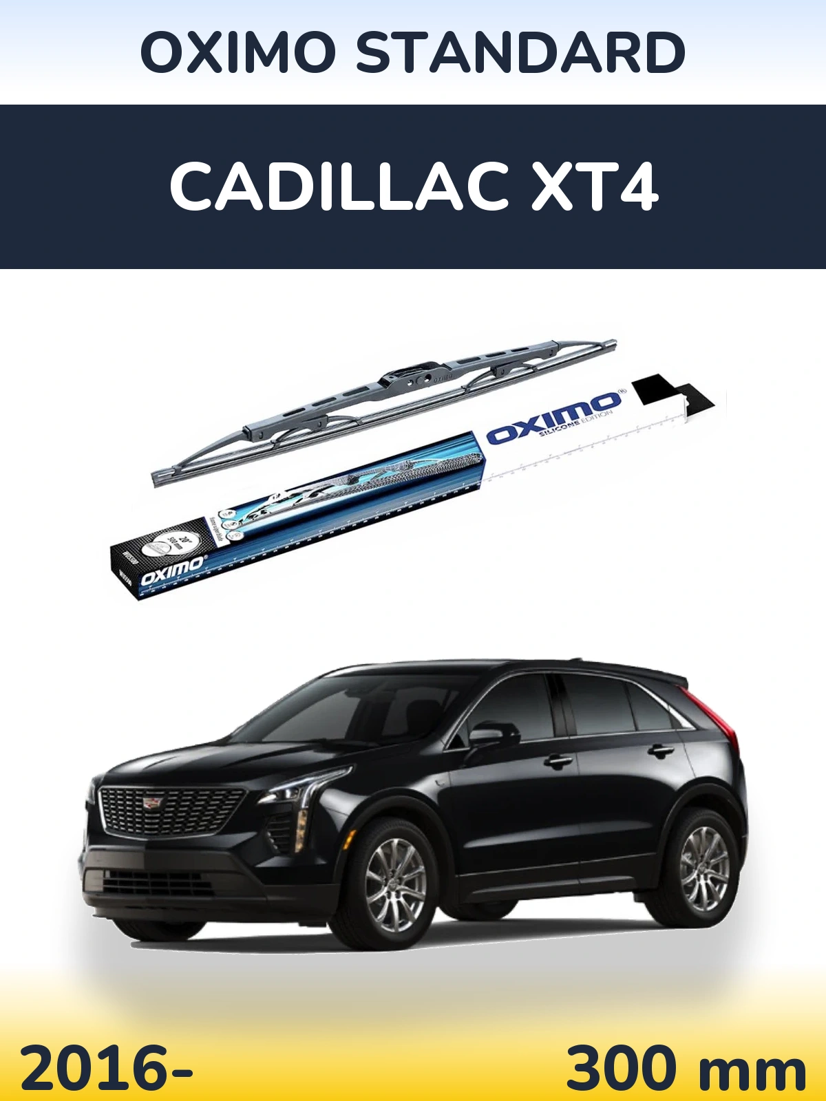 Zadní stěrač Oximo Standard 300 mm pro Cadillac XT4 2016-2026