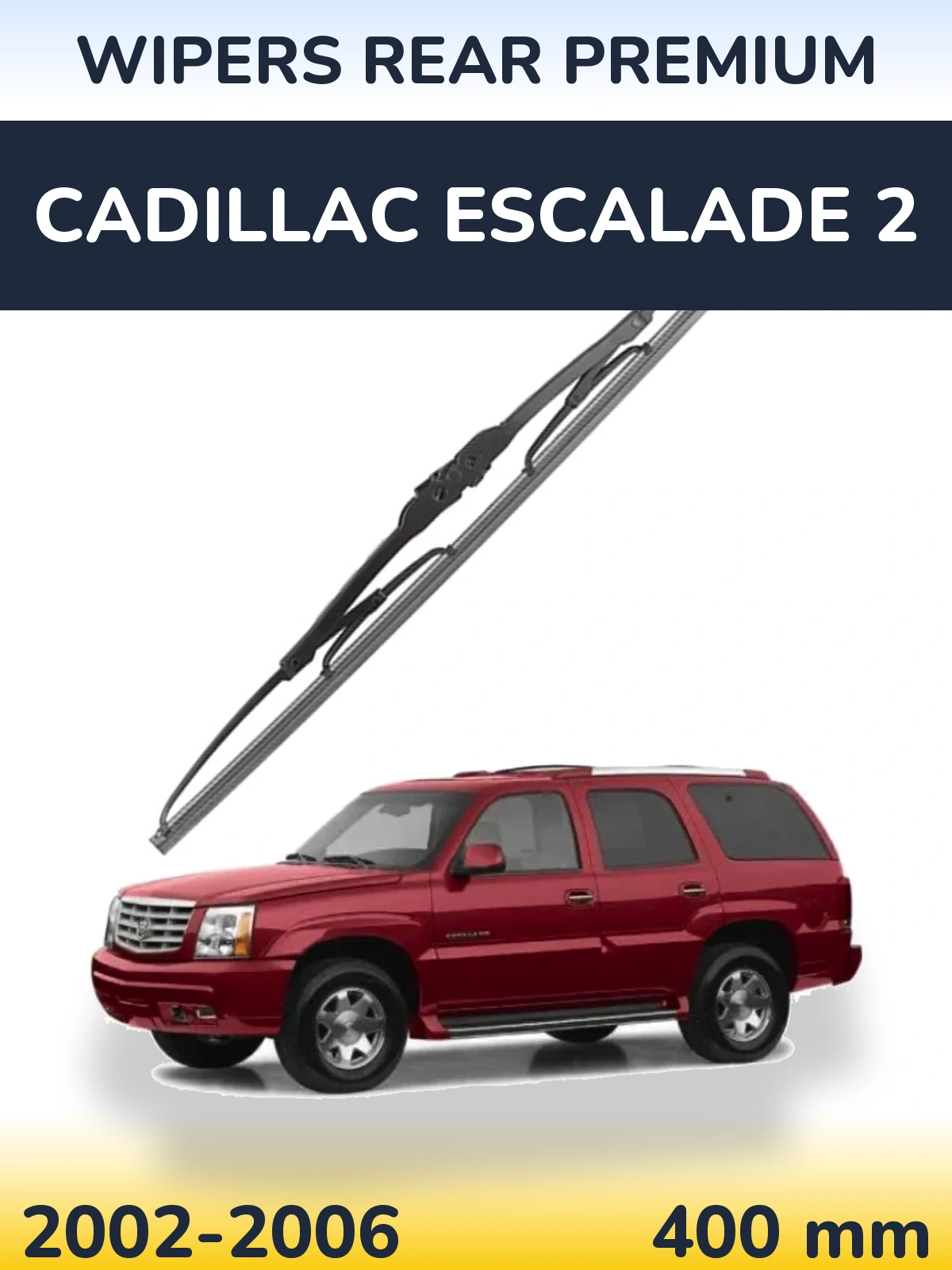 Zadní stěrač WIPERS REAR PREMIUM 400 mm pro Cadillac Escalade 2 2002-2006