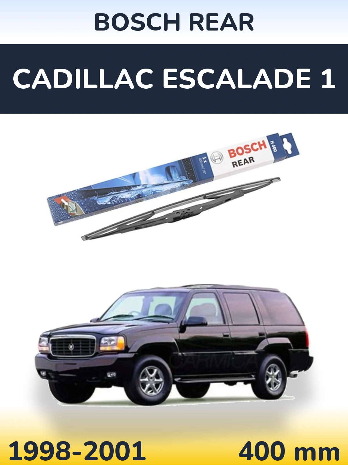 Zadní stěrač BOSCH Rear 400 mm pro Cadillac Escalade 1 1998-2001