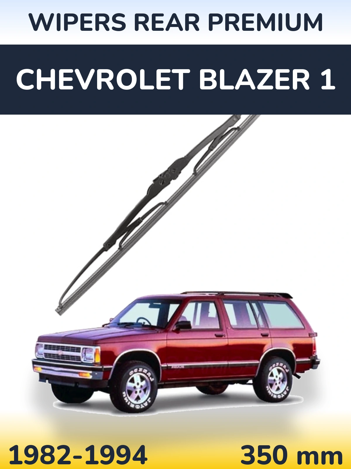 Zadní stěrač WIPERS REAR PREMIUM 350 mm pro Chevrolet Blazer 1 1982-1994