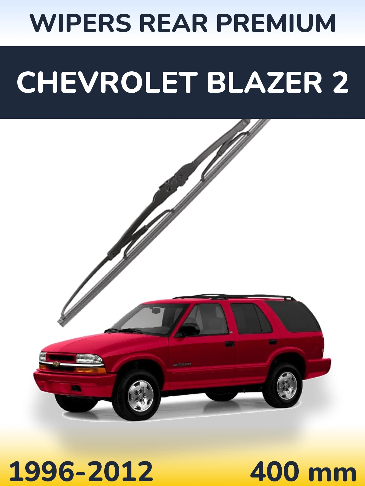 Zadní stěrač WIPERS REAR PREMIUM 400 mm pro Chevrolet Blazer 2 1996-2012