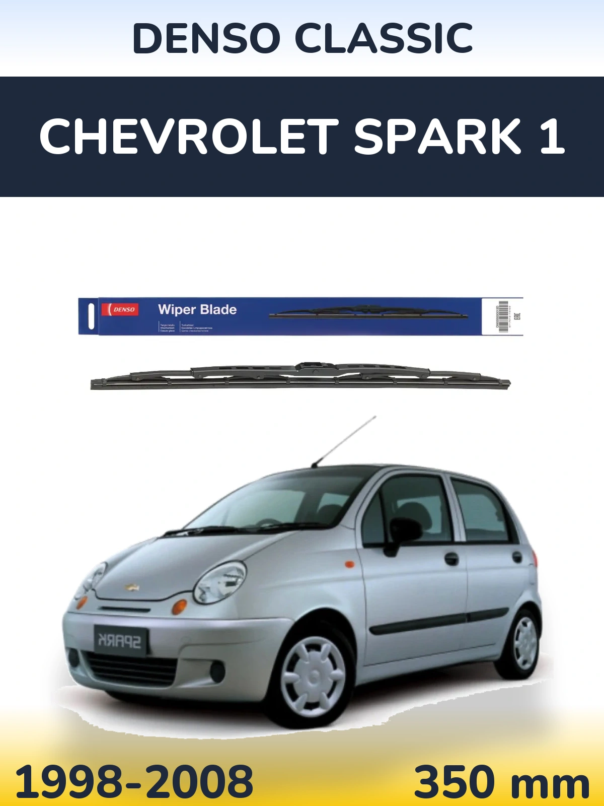 Zadní stěrač Denso Classic 350 mm pro Chevrolet Spark 1 1998-2008